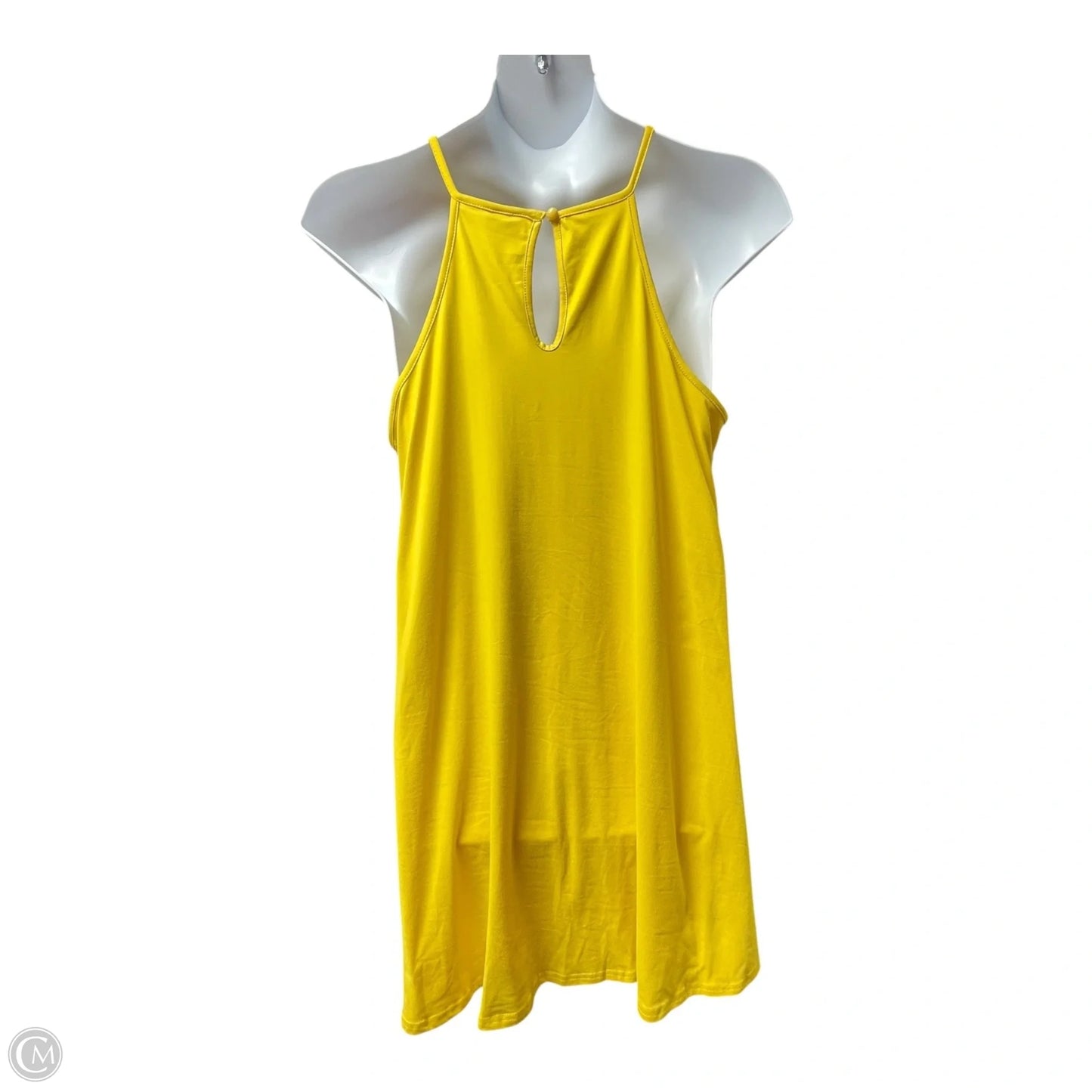 Dress Casual Short By EMERY ROSE In Yellow, Size: Xl
