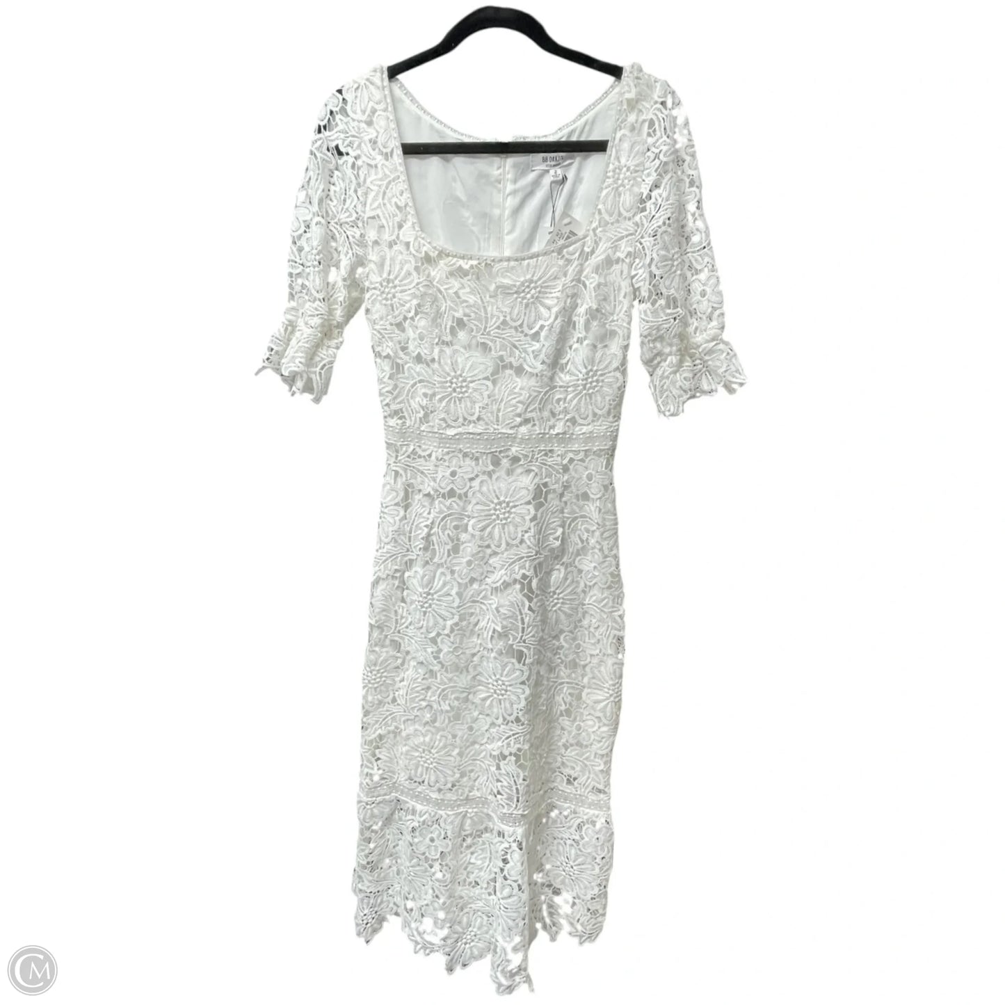 Dress Casual Midi By Bb Dakota In White, Size: Xs