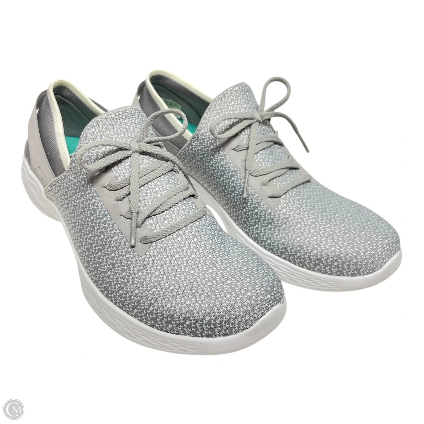 Shoes Sneakers By Skechers In Grey, Size: 7.5