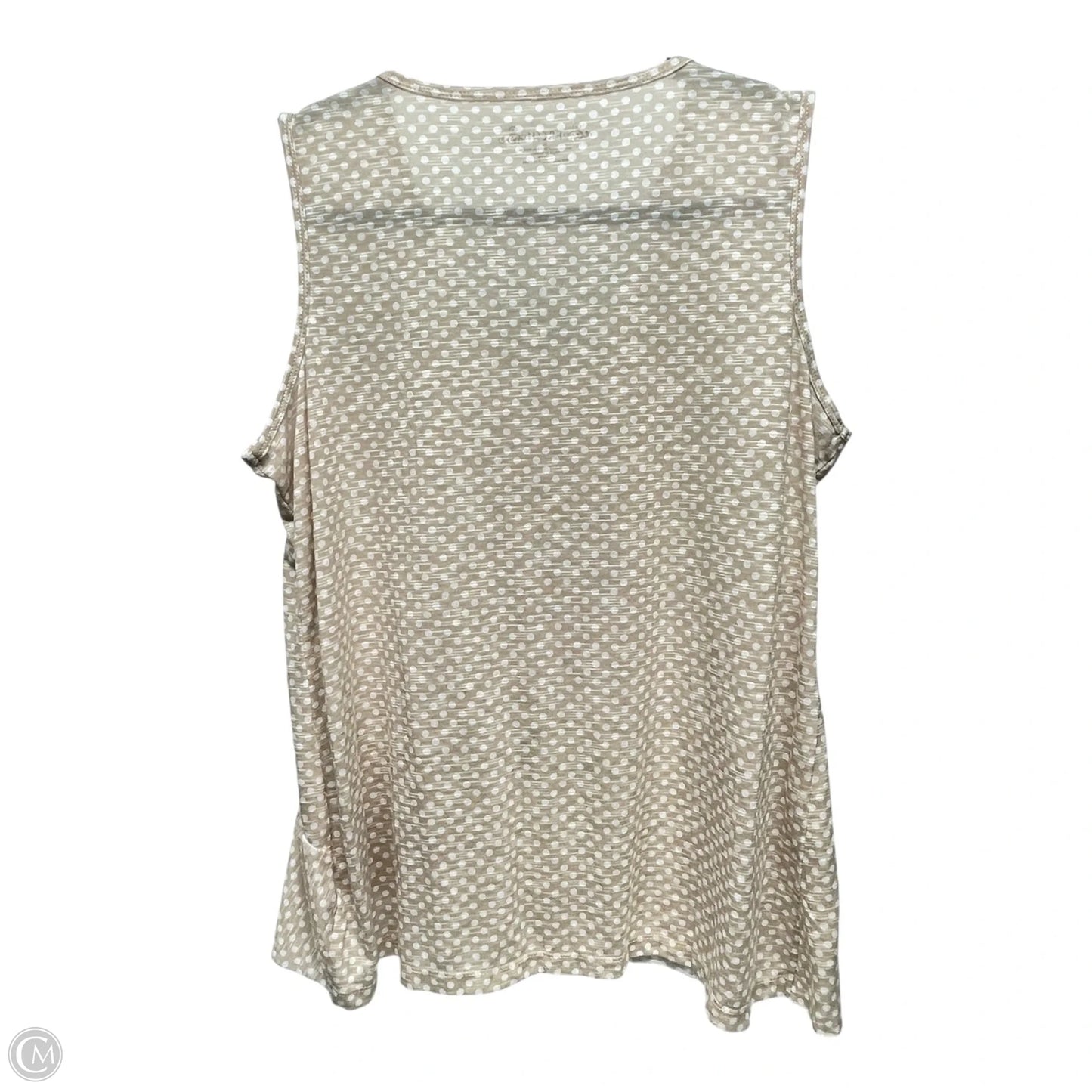 Top Sleeveless By FRESH In Polkadot Pattern, Size: Xl