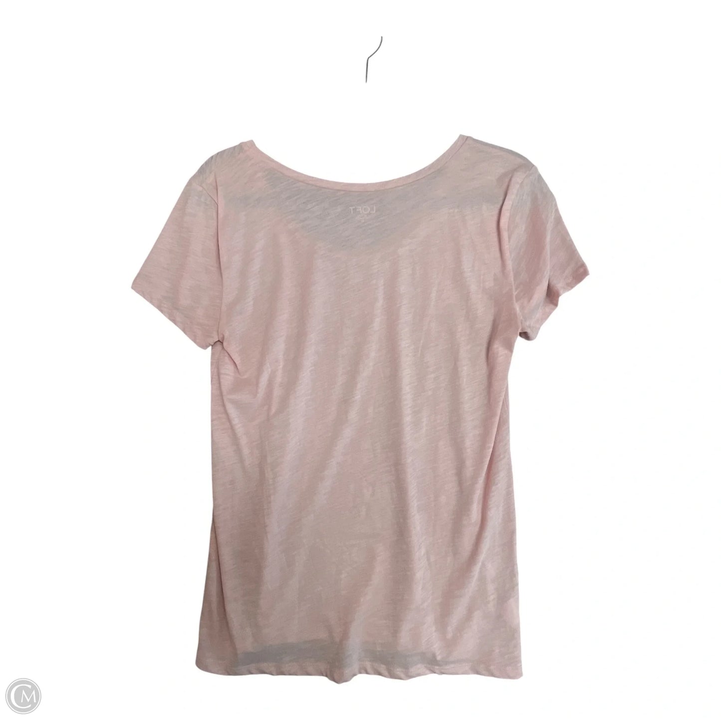 Top Short Sleeve Basic By Loft In Pink, Size: Xs