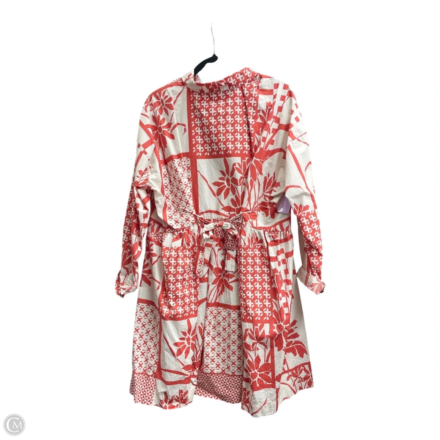Dress Casual Short By Maeve In Red & White, Size: Xl