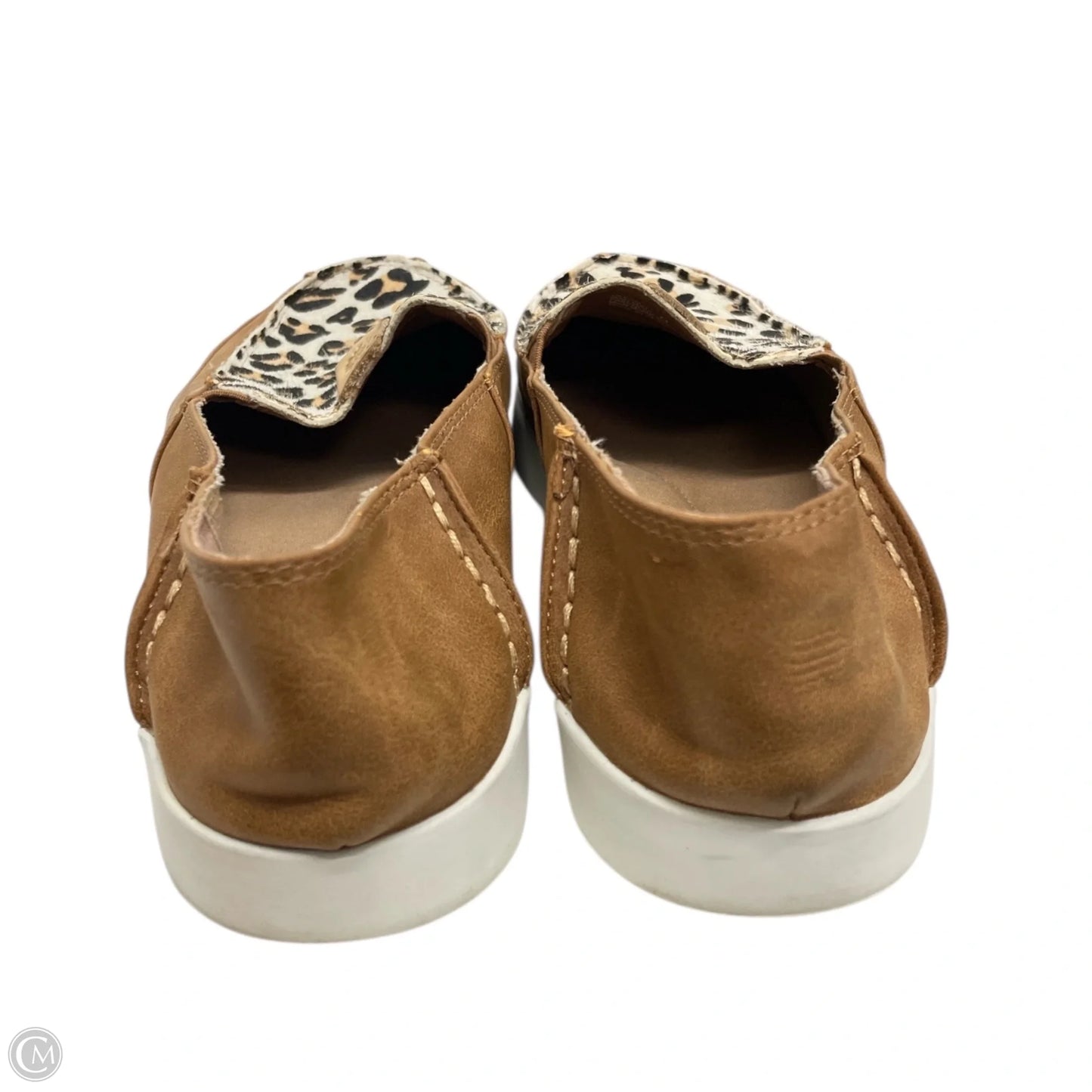 Shoes Flats By Yellow Box In Leopard Print, Size: 9