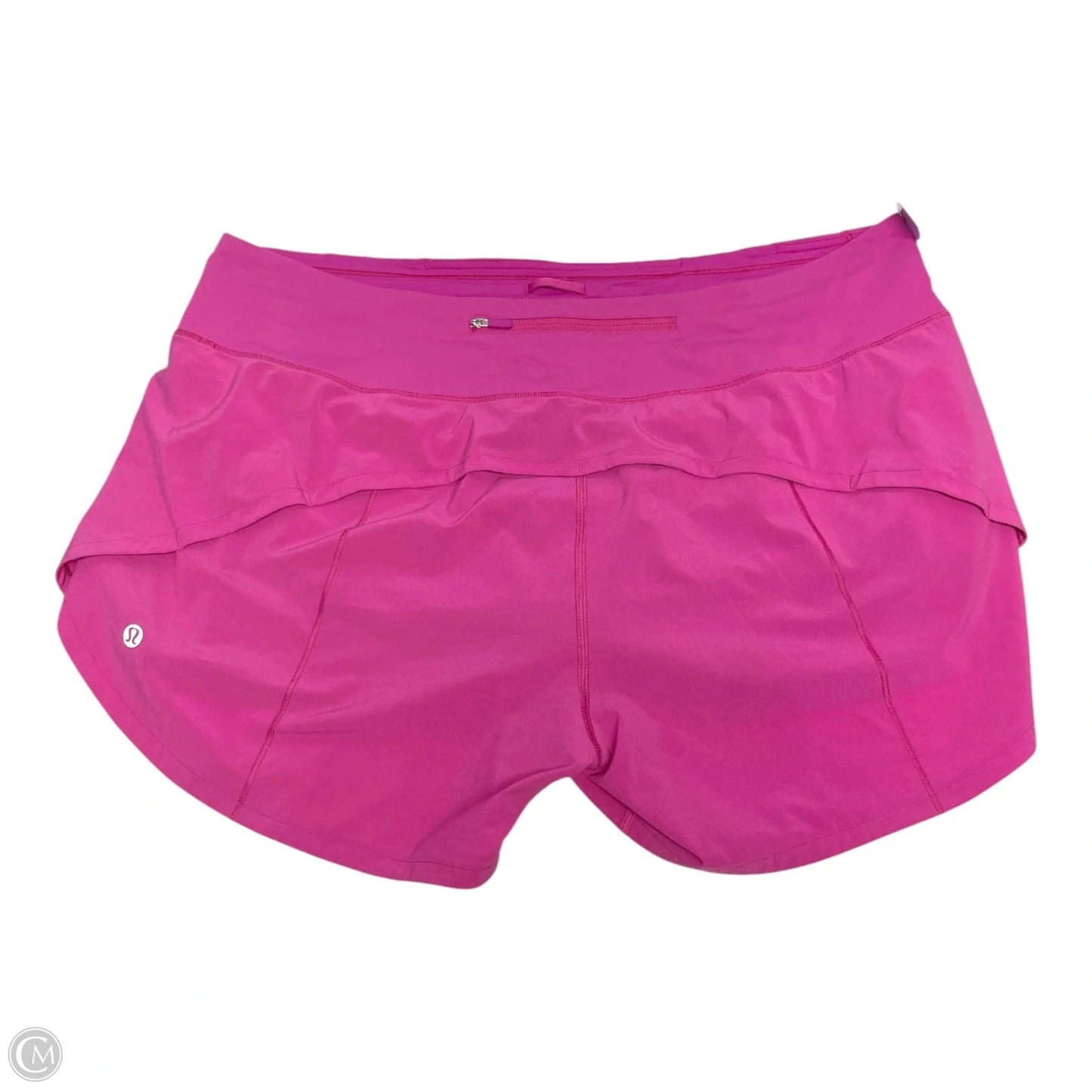 Athletic Shorts By Lululemon In Pink, Size: 14