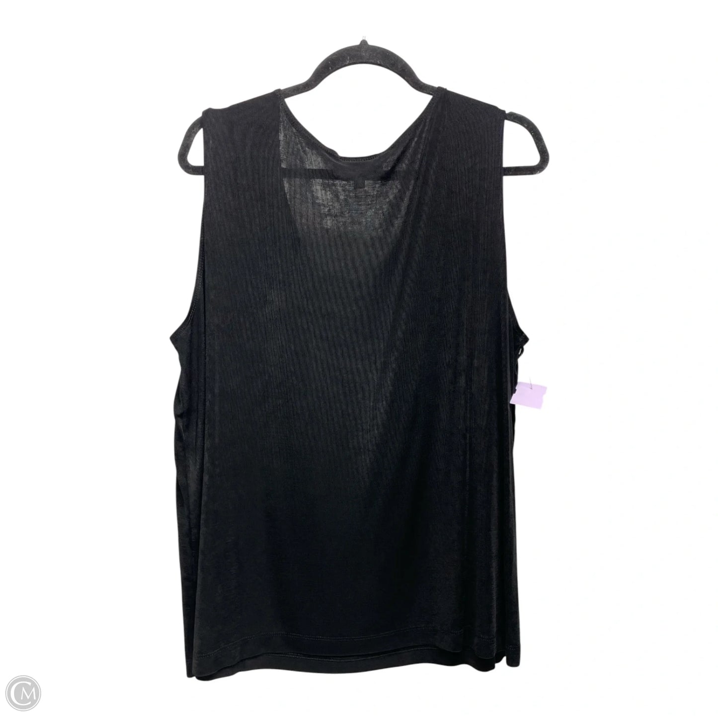 Top Sleeveless By Slinky Brand In Black, Size: 2x