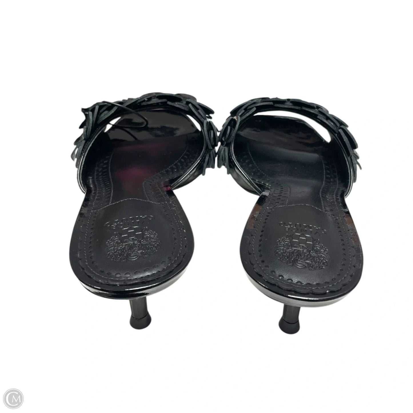 Sandals Heels Kitten By Vince Camuto In Black, Size: 8