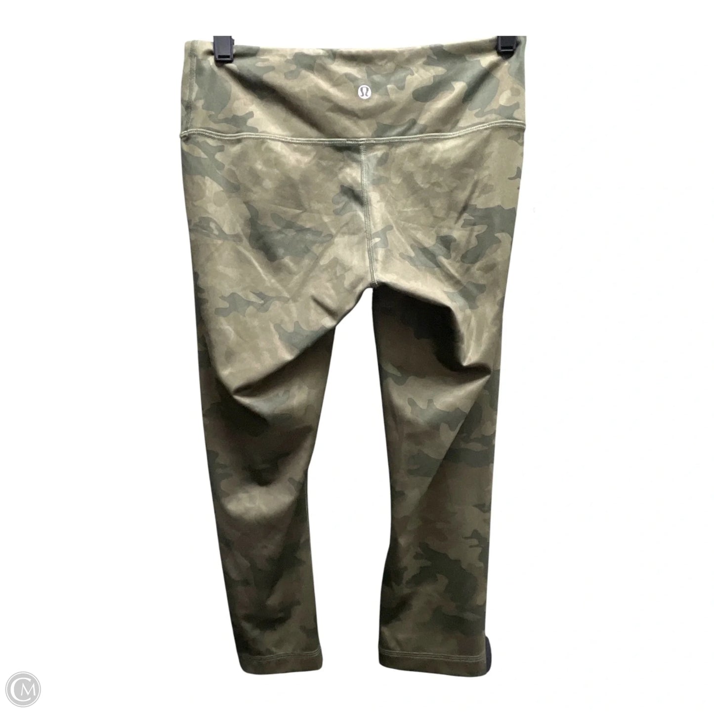 Athletic Capris By Lululemon In Camouflage Print, Size: Xs