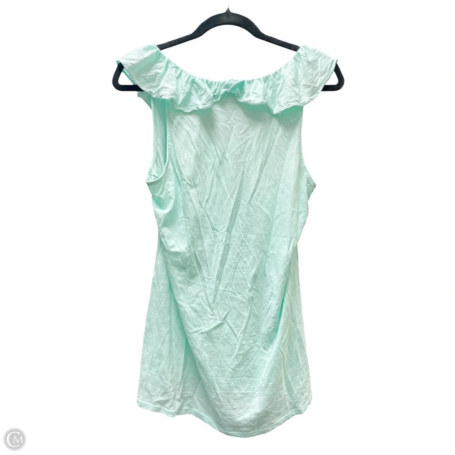 Top Sleeveless By Lilly Pulitzer In Teal, Size: L