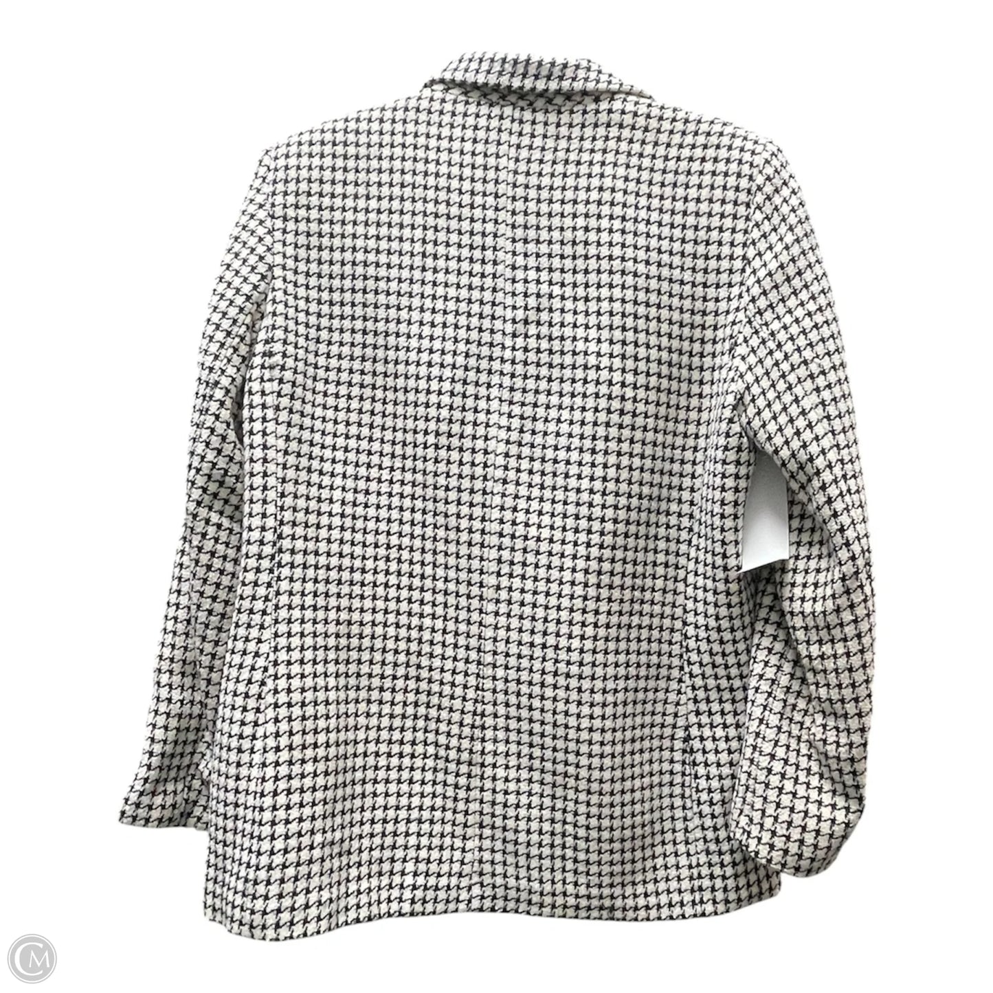 Blazer By Clothes Mentor In Black & White, Size: 8p