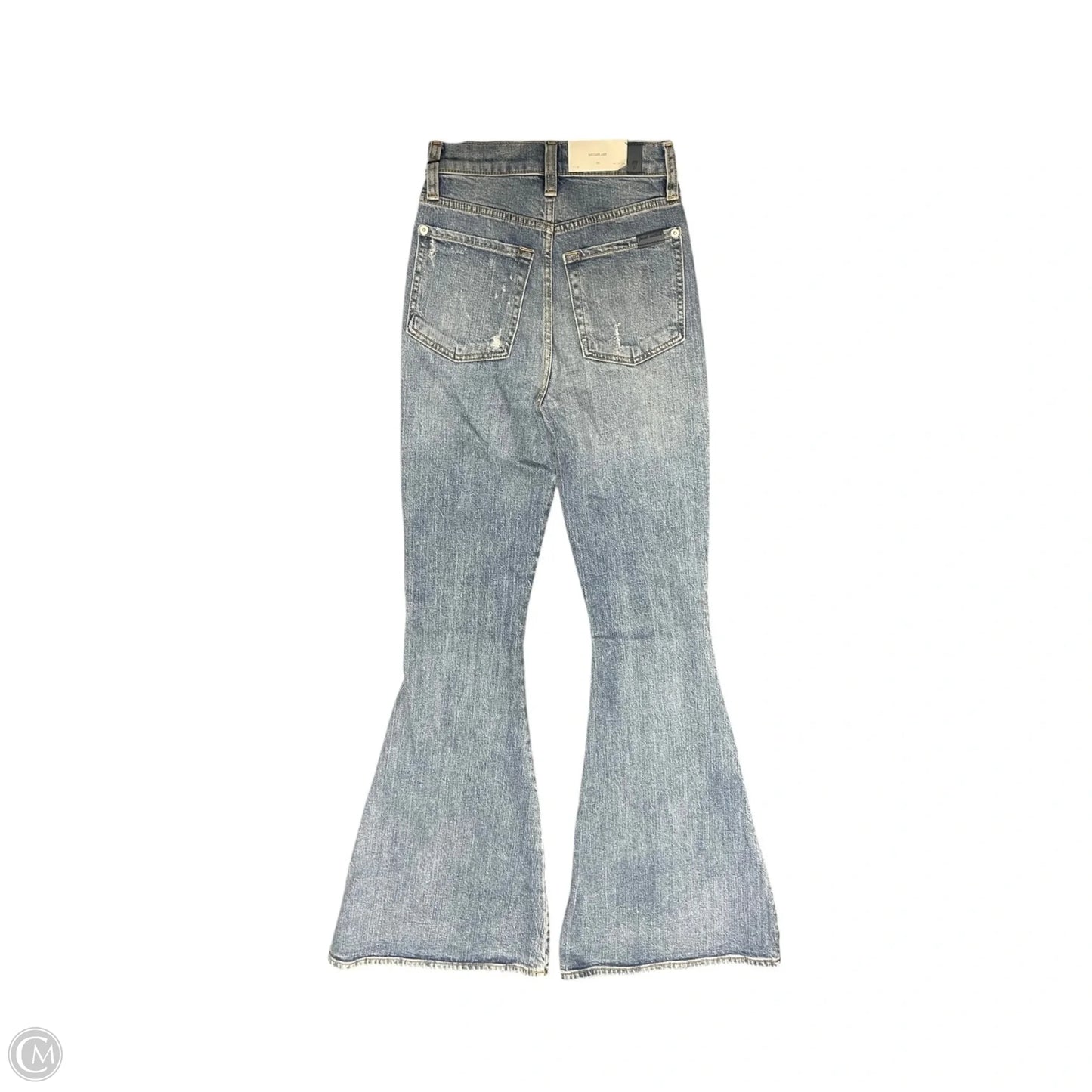 Jeans Flared By 7 For All Mankind In Blue, Size: 0