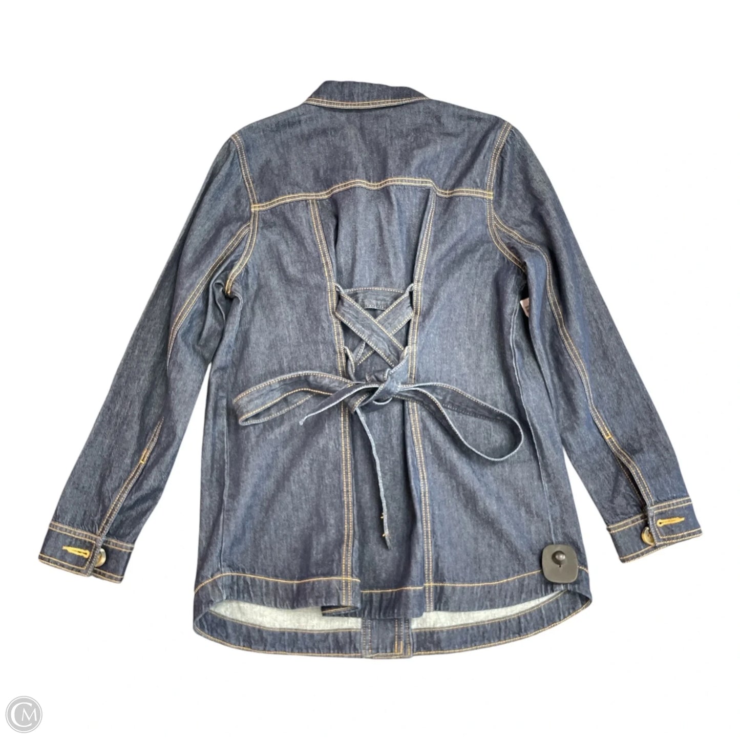 Jacket Denim By Cabi In Blue, Size: M