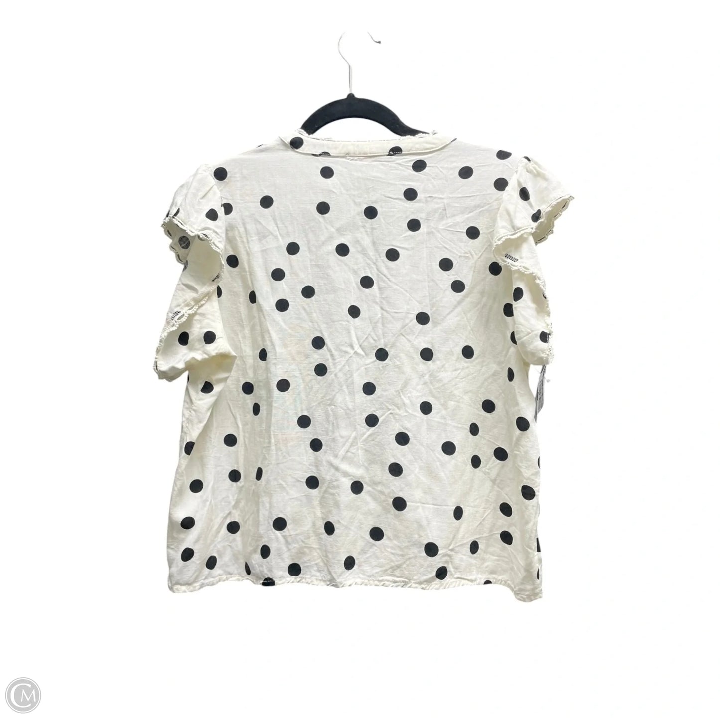 Top Short Sleeve By RAIN In Polkadot Pattern, Size: Mp