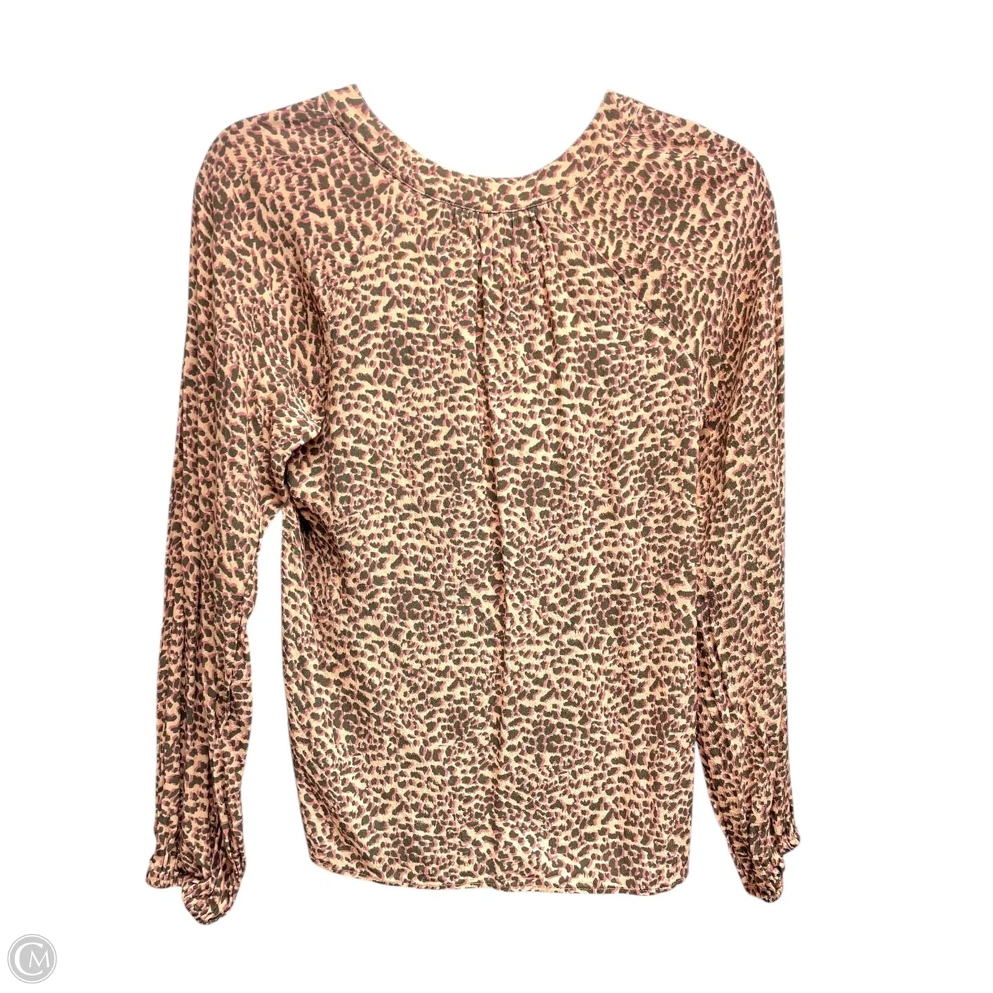Top Long Sleeve By Kachel In Animal Print, Size: 2