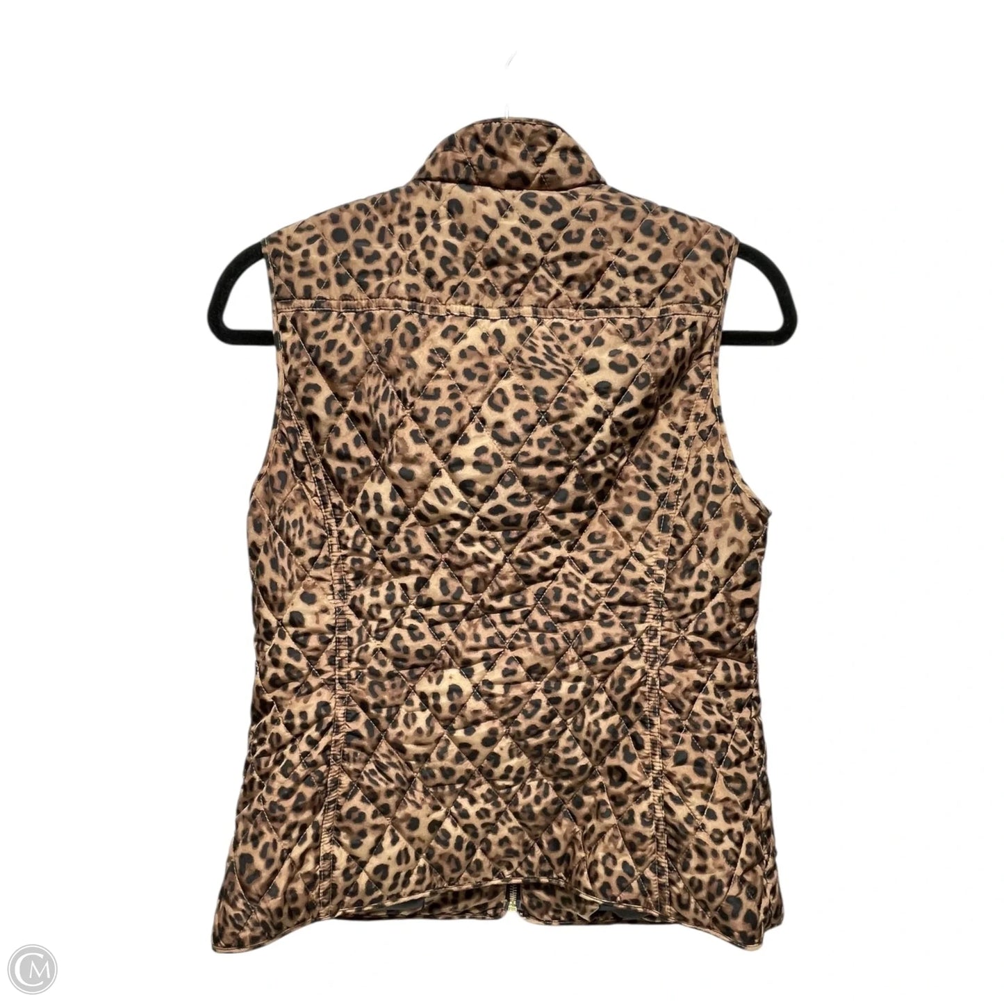 Vest Puffer & Quilted By Charter Club In Animal Print, Size: Xs