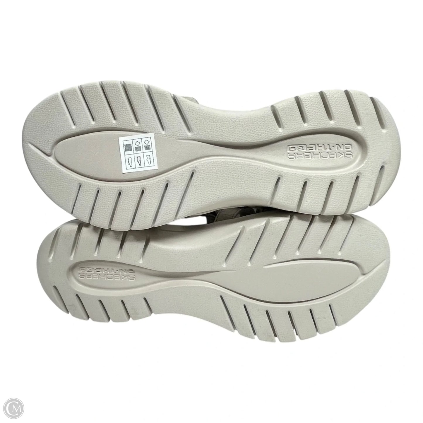 Sandals Flats By Skechers In Beige, Size: 10