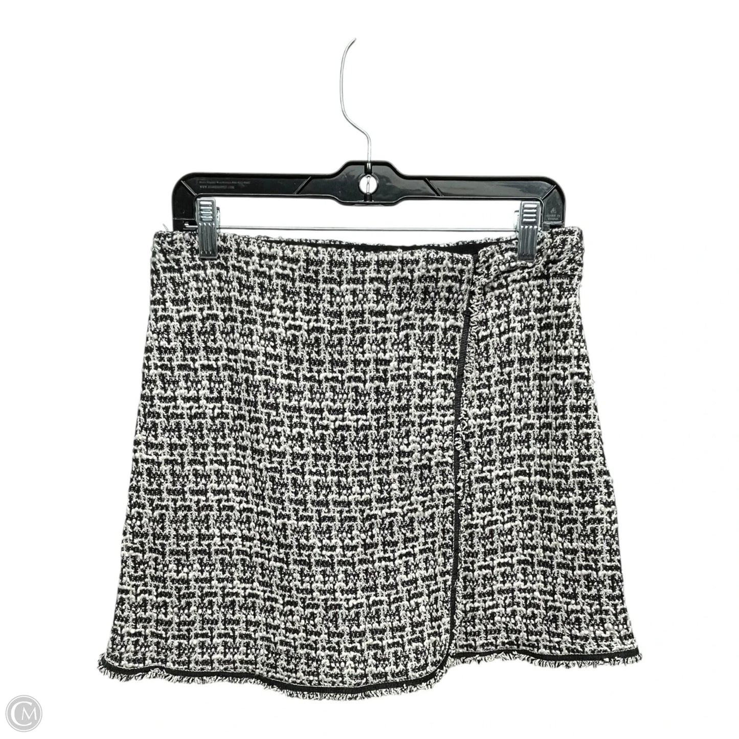 Skirt Mini & Short By Max Studio In Black & White, Size: M