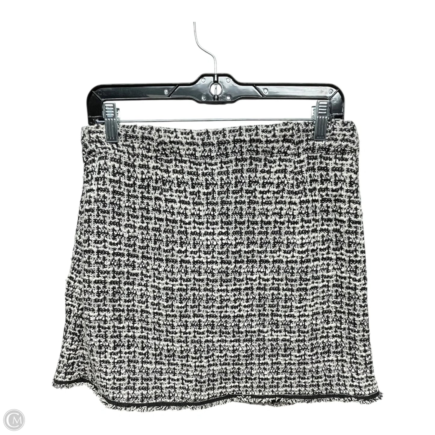 Skirt Mini & Short By Max Studio In Black & White, Size: M