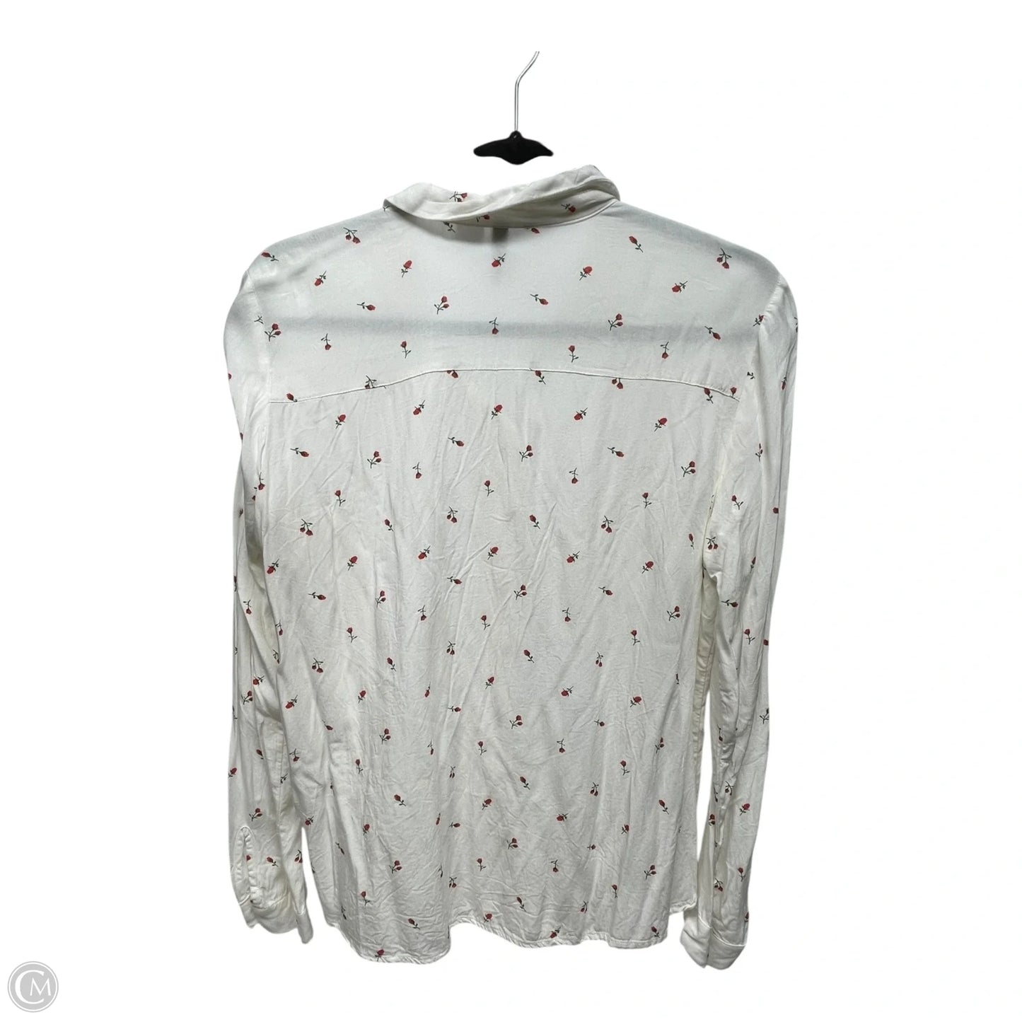 Top Long Sleeve By Divided In Multi-colored, Size: S