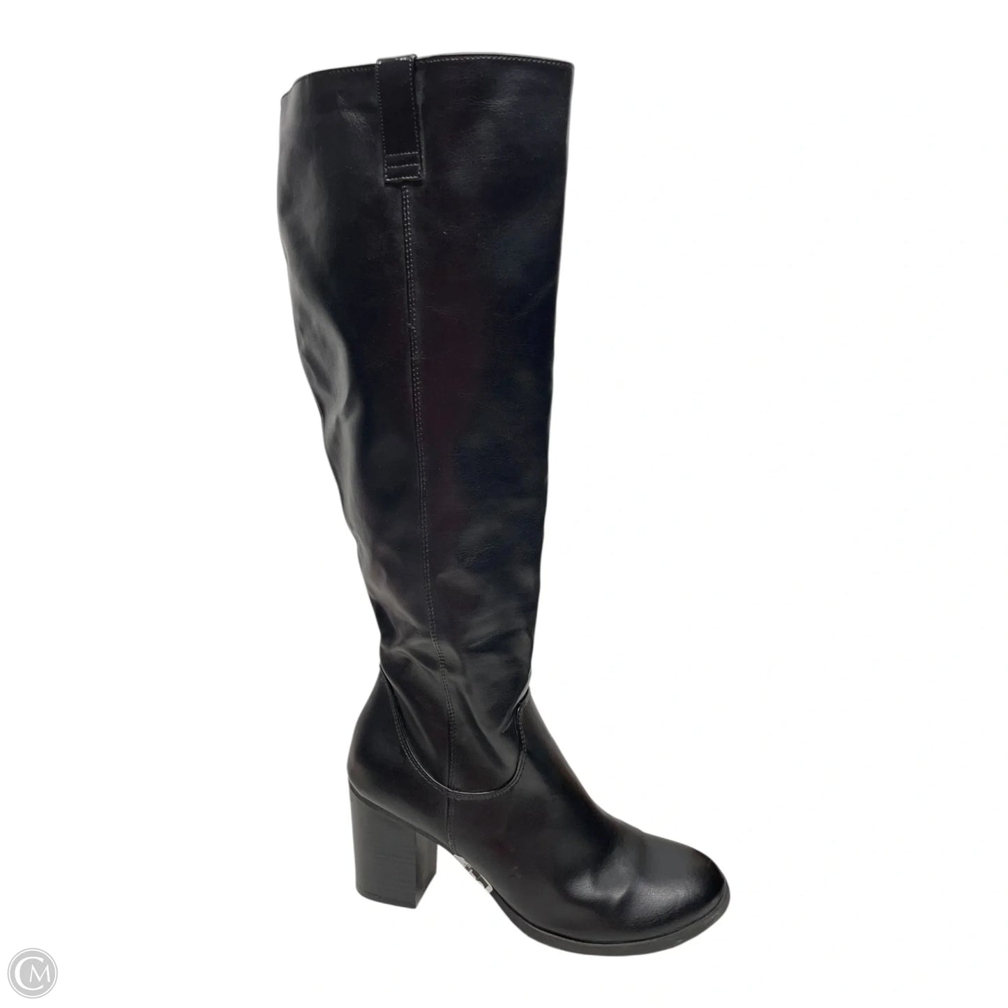 Boots Knee Heels By Dexflex In Black, Size: 9.5