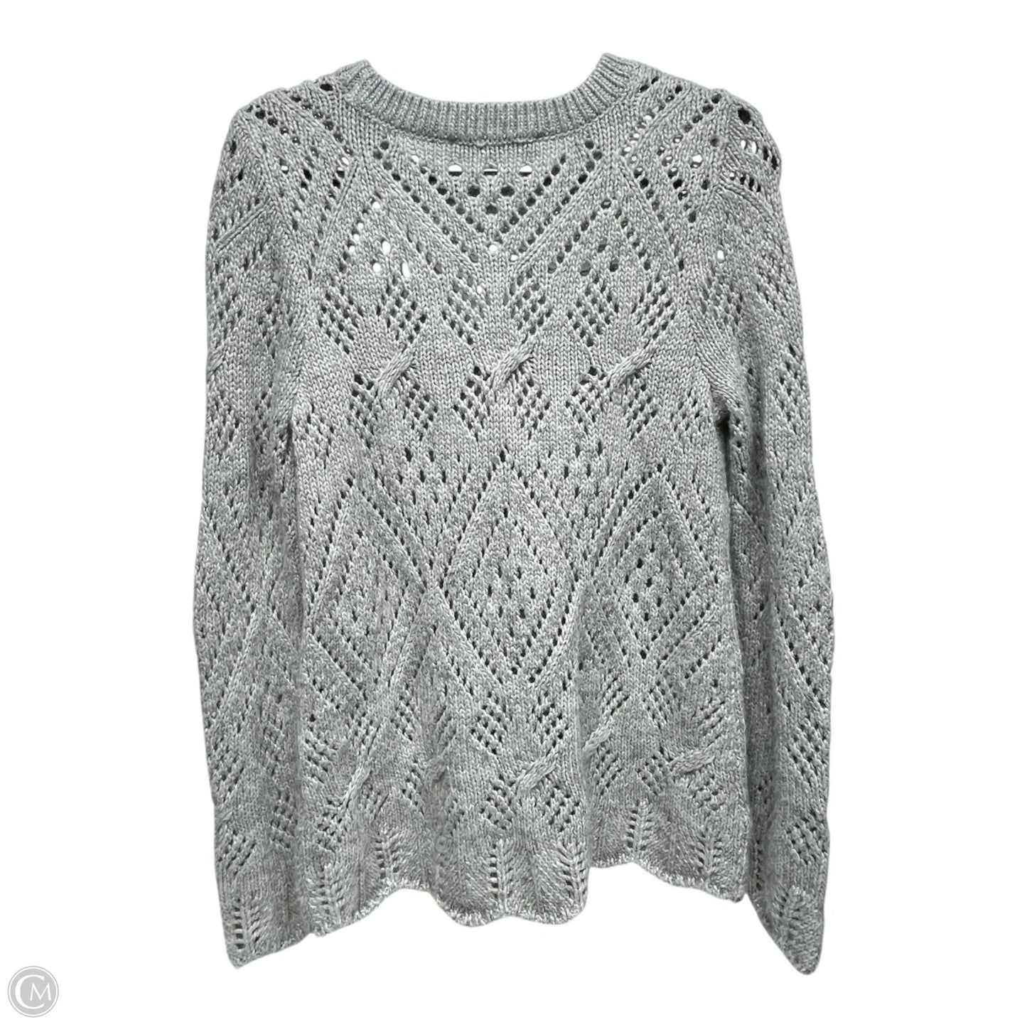 Sweater By Loft In Grey, Size: M