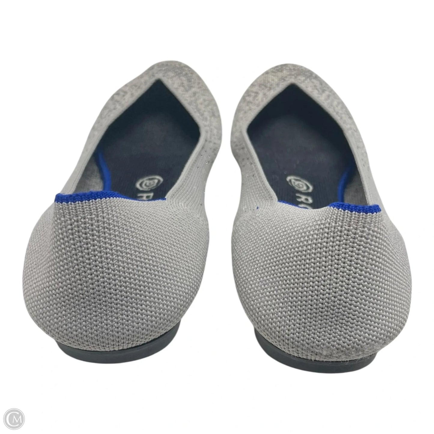 Shoes Flats By Rothys In Grey & Silver, Size: 9