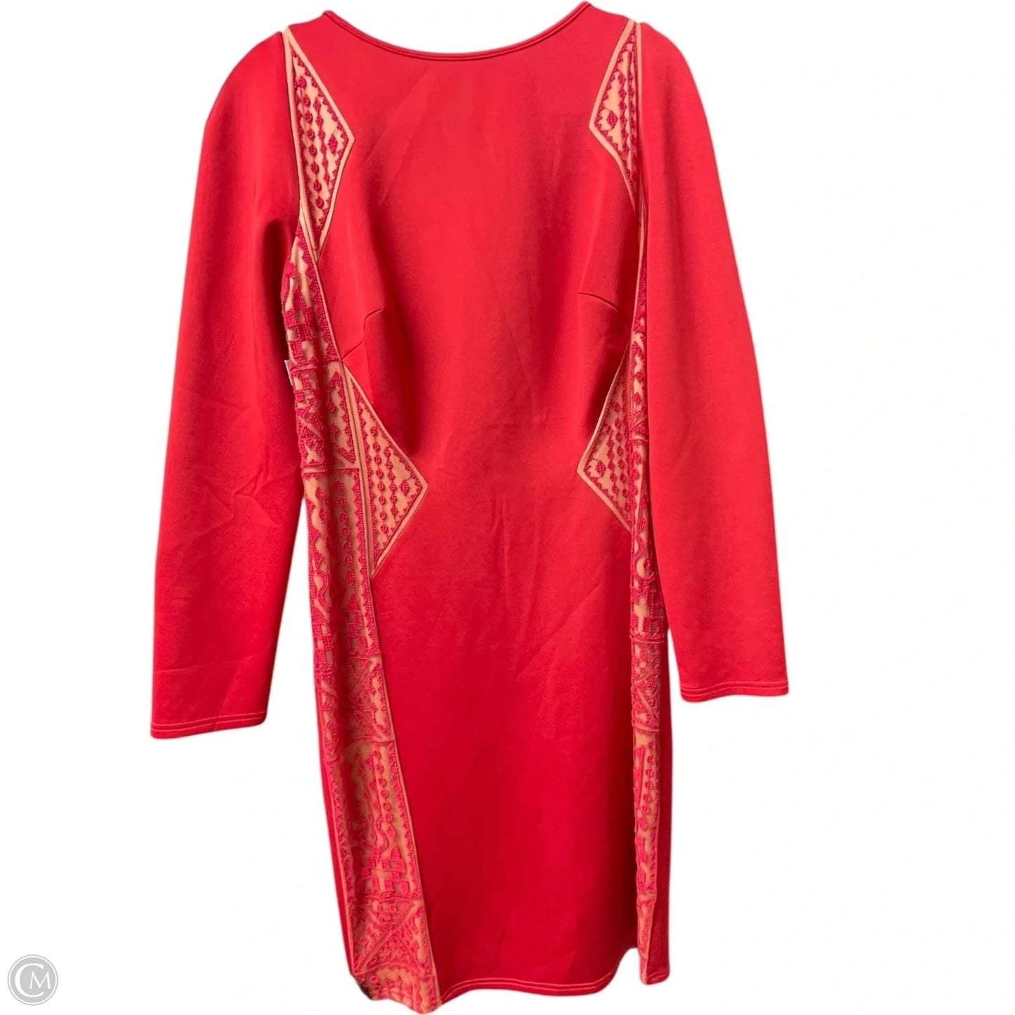 Dress Designer By tadashi shoji In Red, Size: L