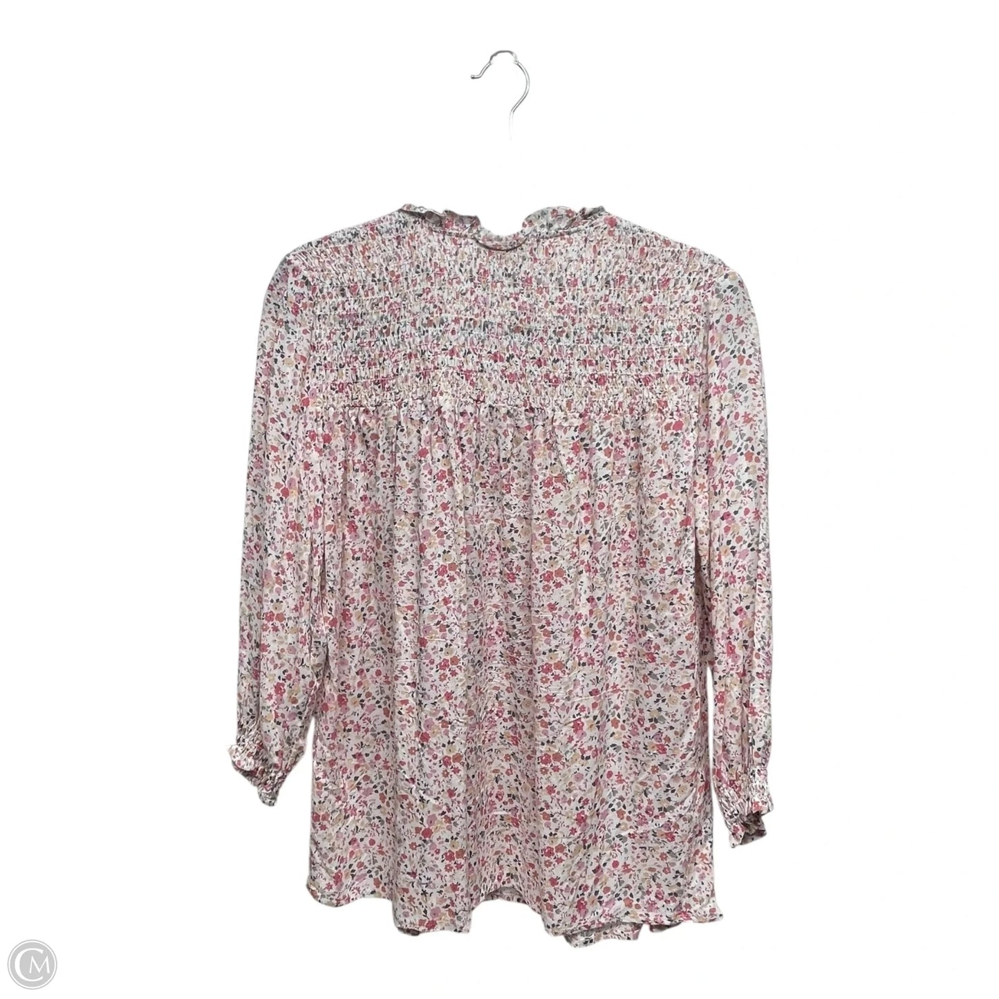 Top Long Sleeve By Cynthia Rowley In Floral Print, Size: M