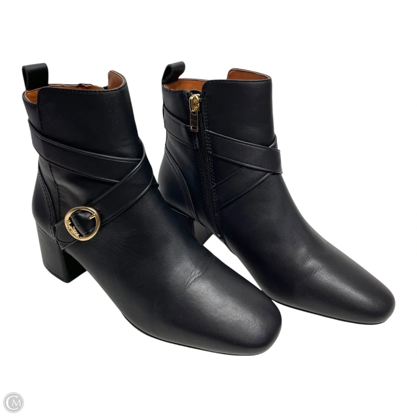 Boots Designer By Coach In Black, Size: 7