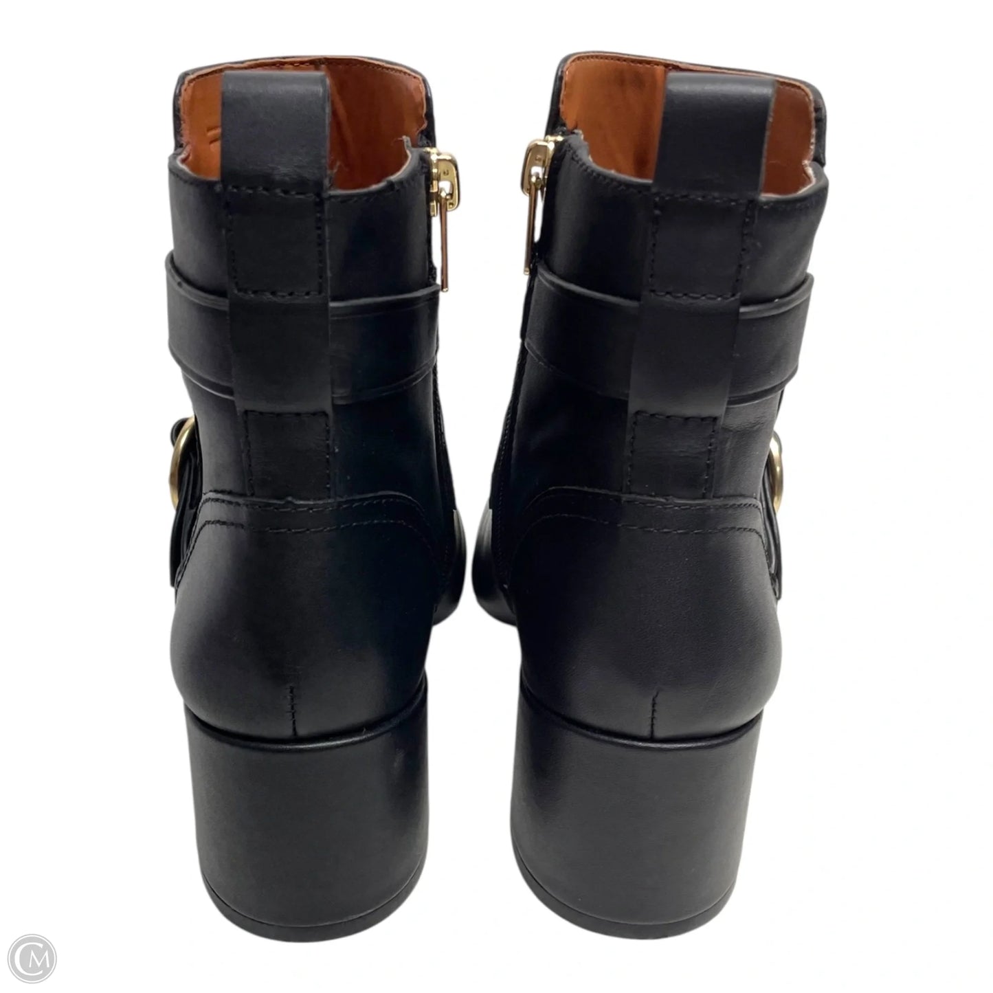 Boots Designer By Coach In Black, Size: 7