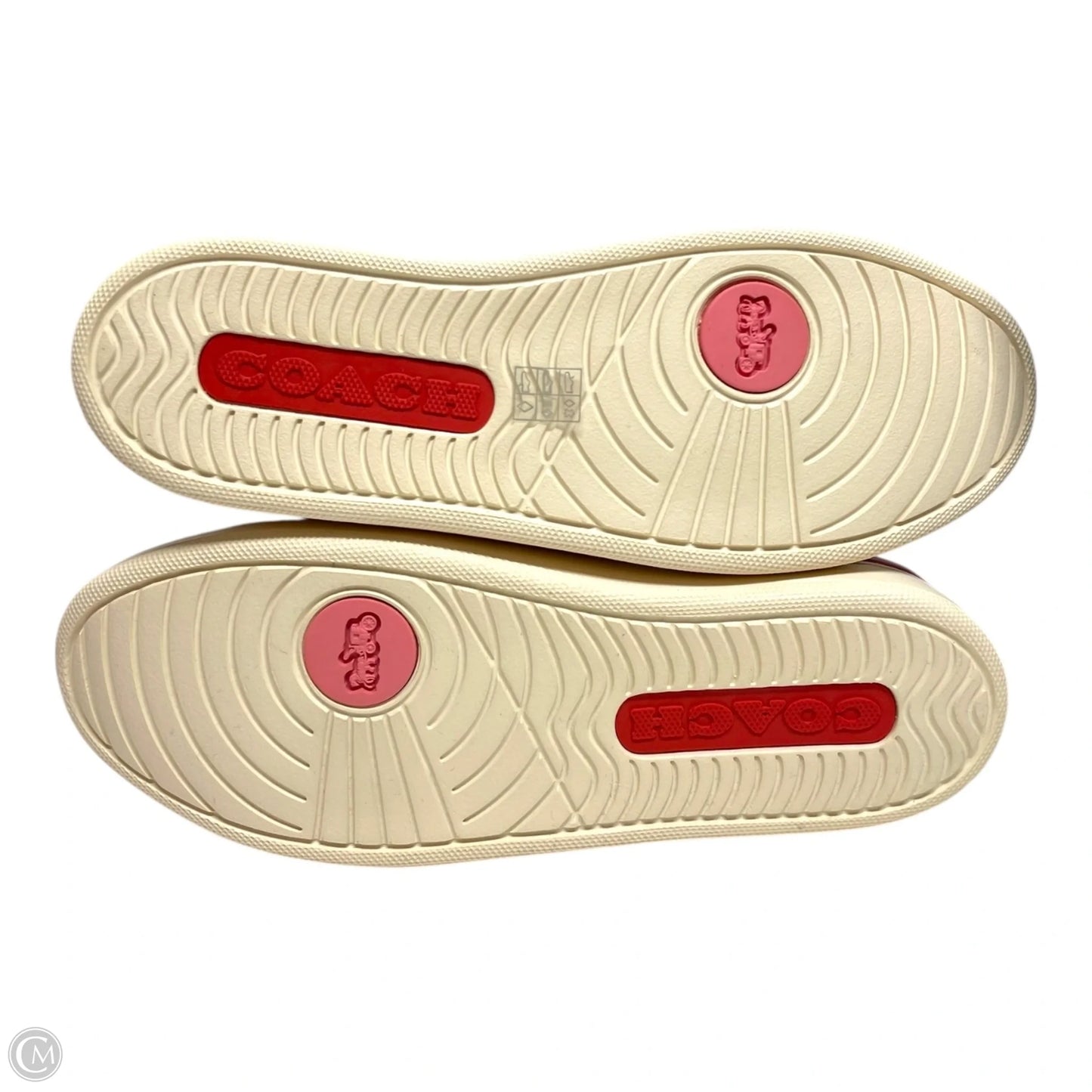 Shoes Designer By Coach In Rainbow Print, Size: 7.5