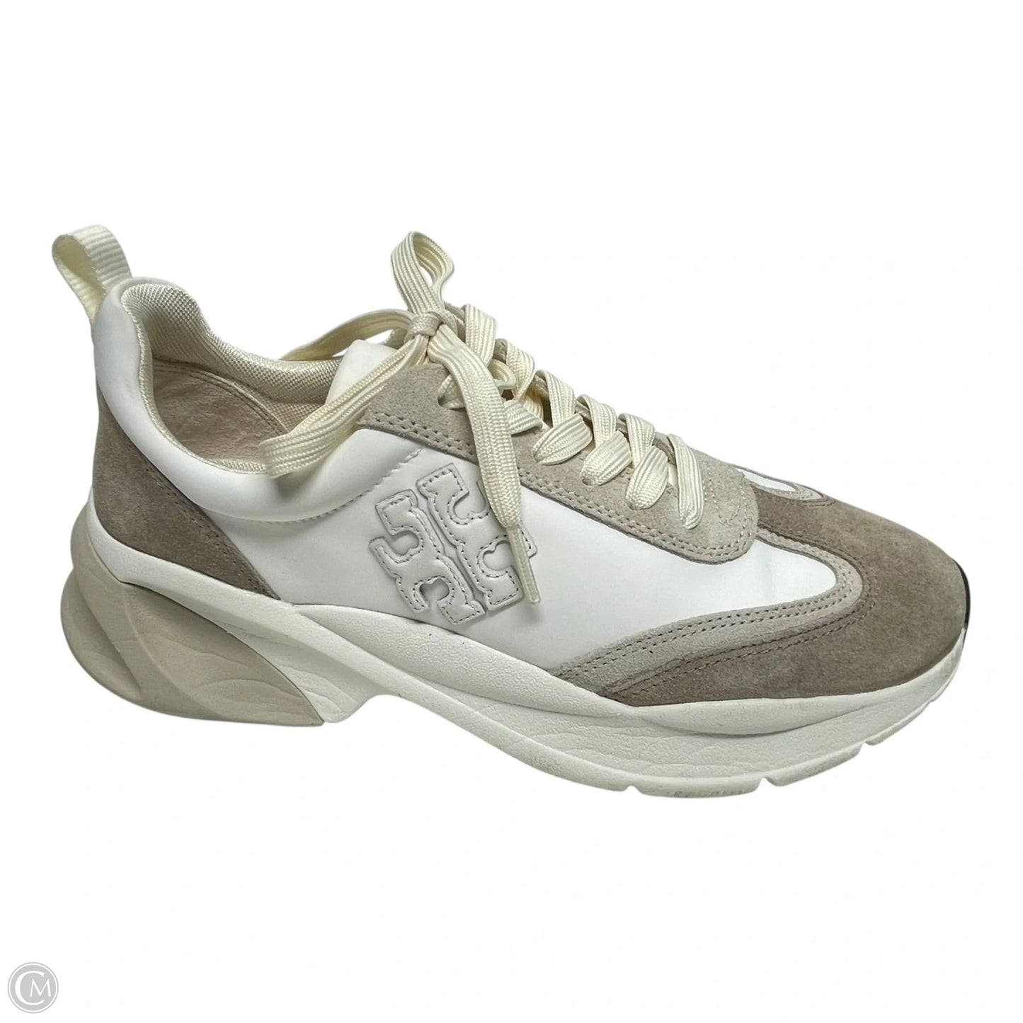 Shoes Designer By Tory Burch In Ivory, Size: 8.5