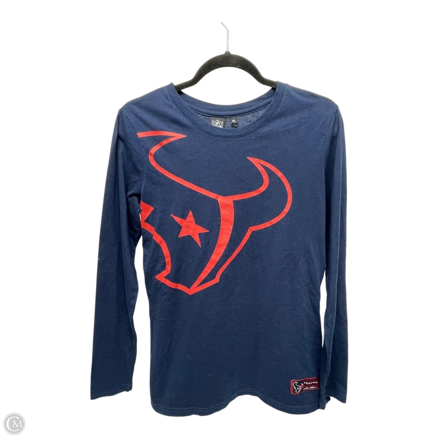 Top Long Sleeve By Nfl In Navy, Size: M