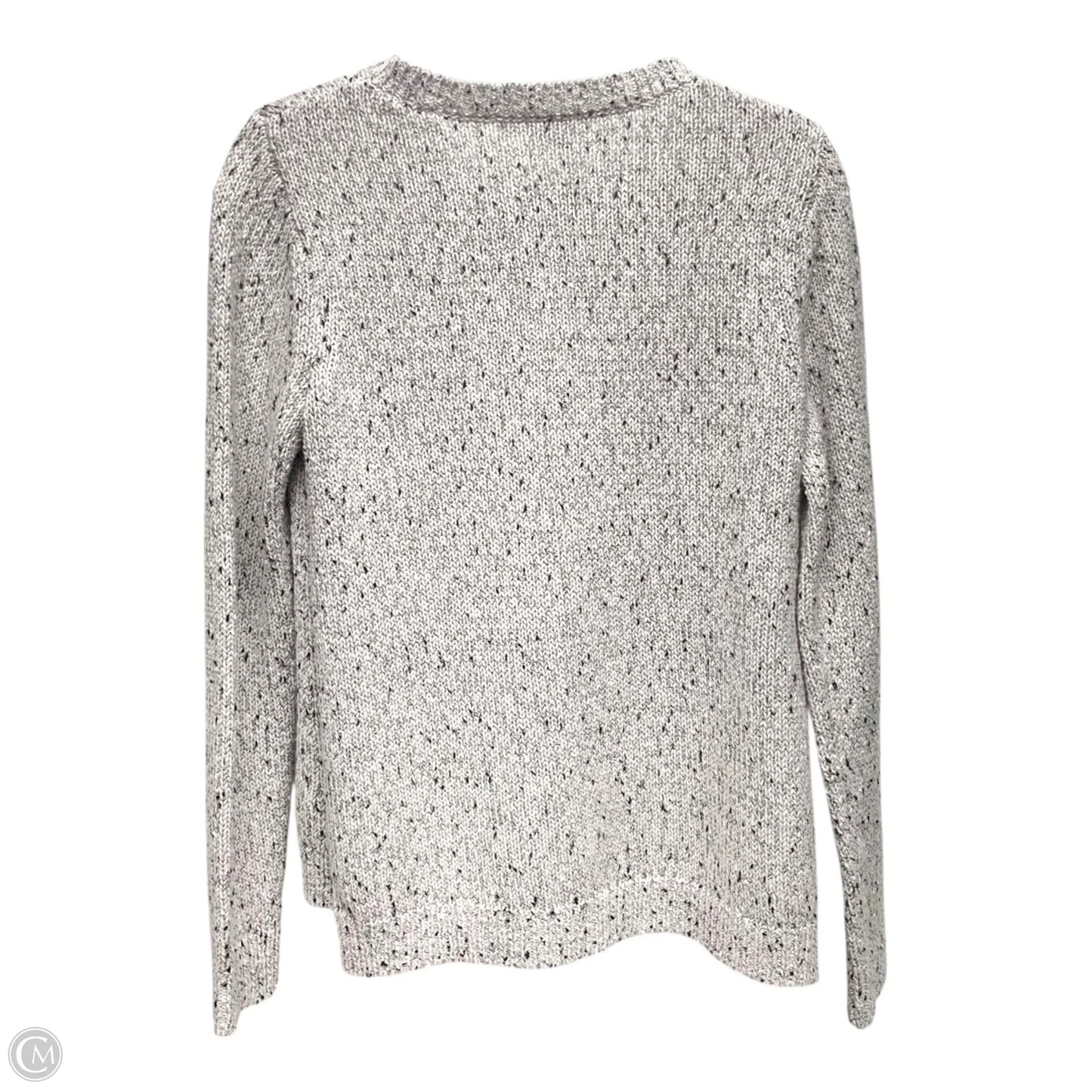 Sweater By Club Monaco In Black & Grey, Size: M