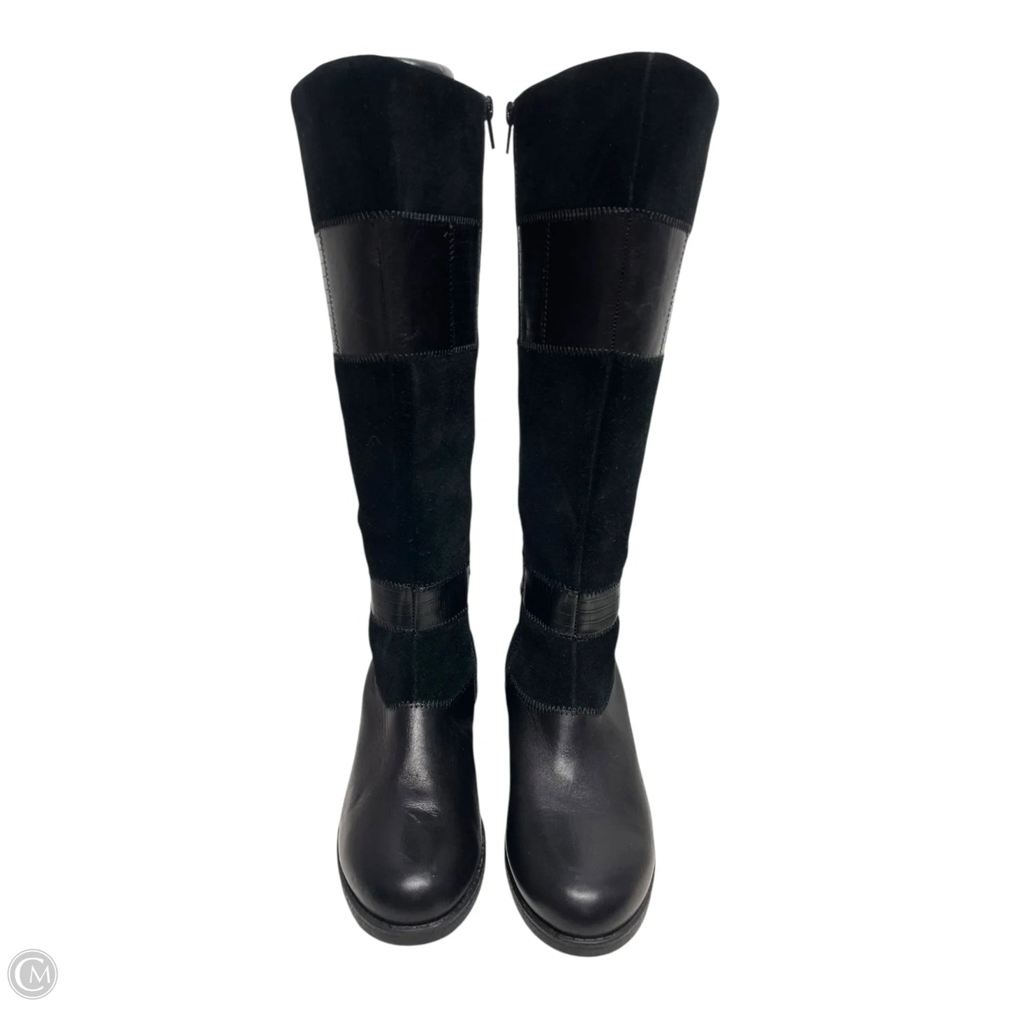 Boots Mid-calf Heels By Clarks In Black, Size: 6