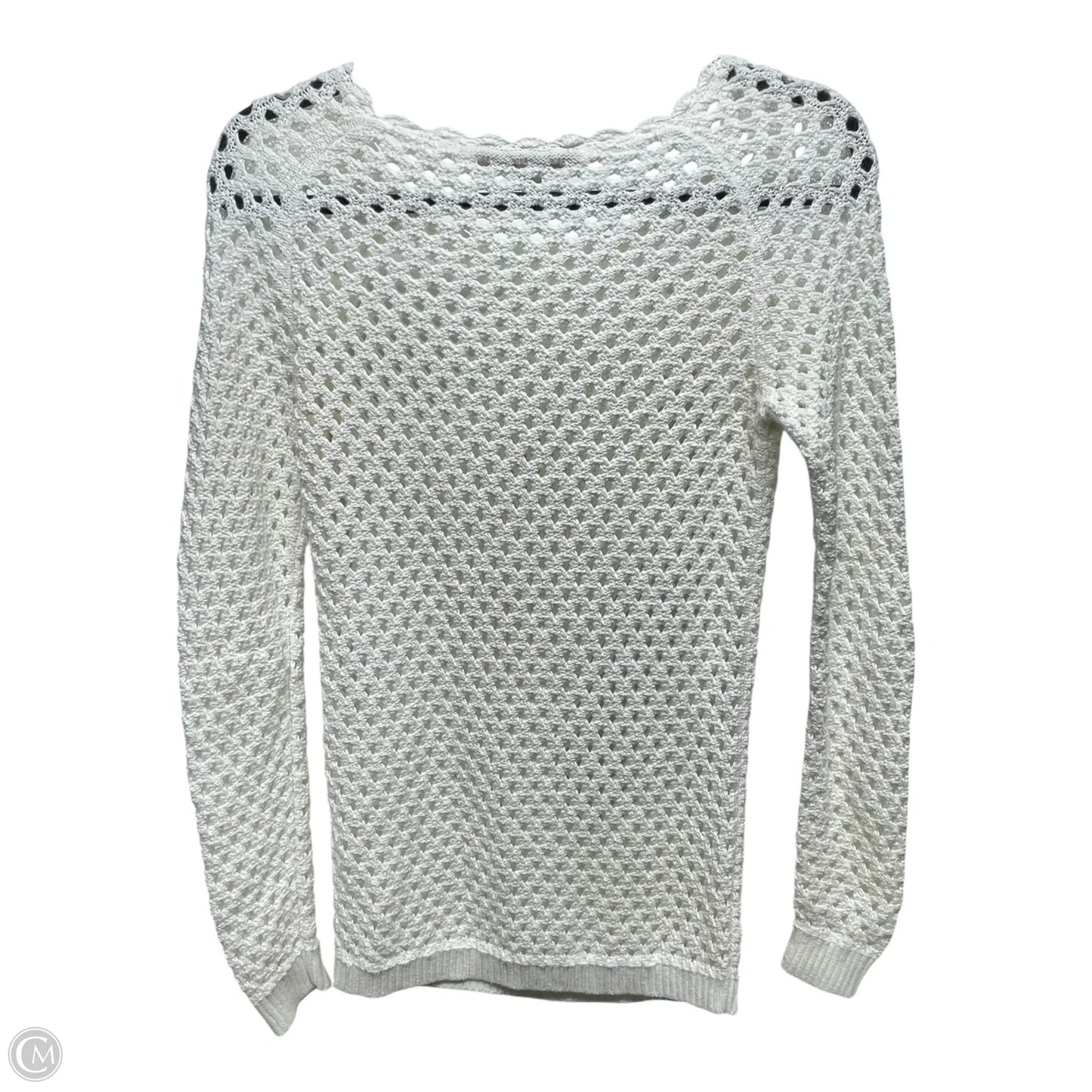 Sweater By Loft In Cream, Size: Xxsp
