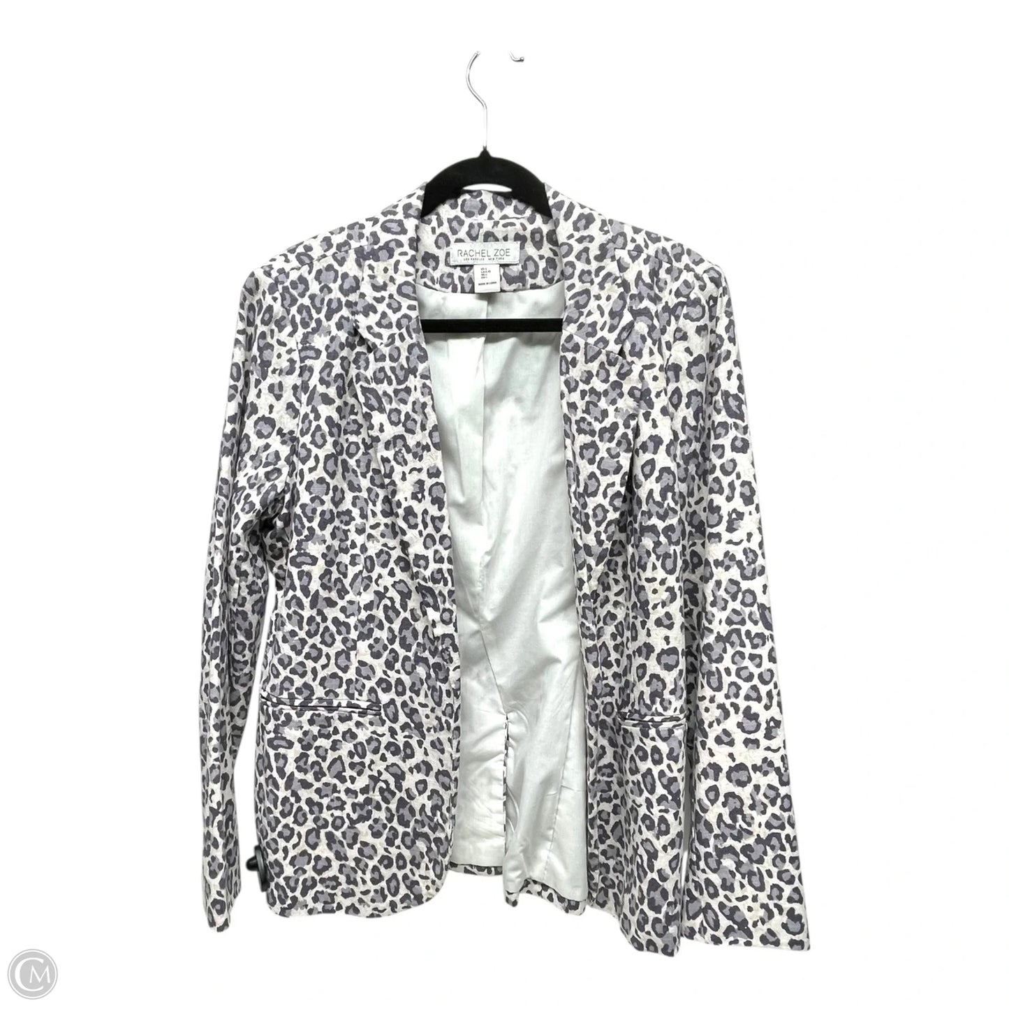 Blazer By Rachel Zoe In Animal Print, Size: L