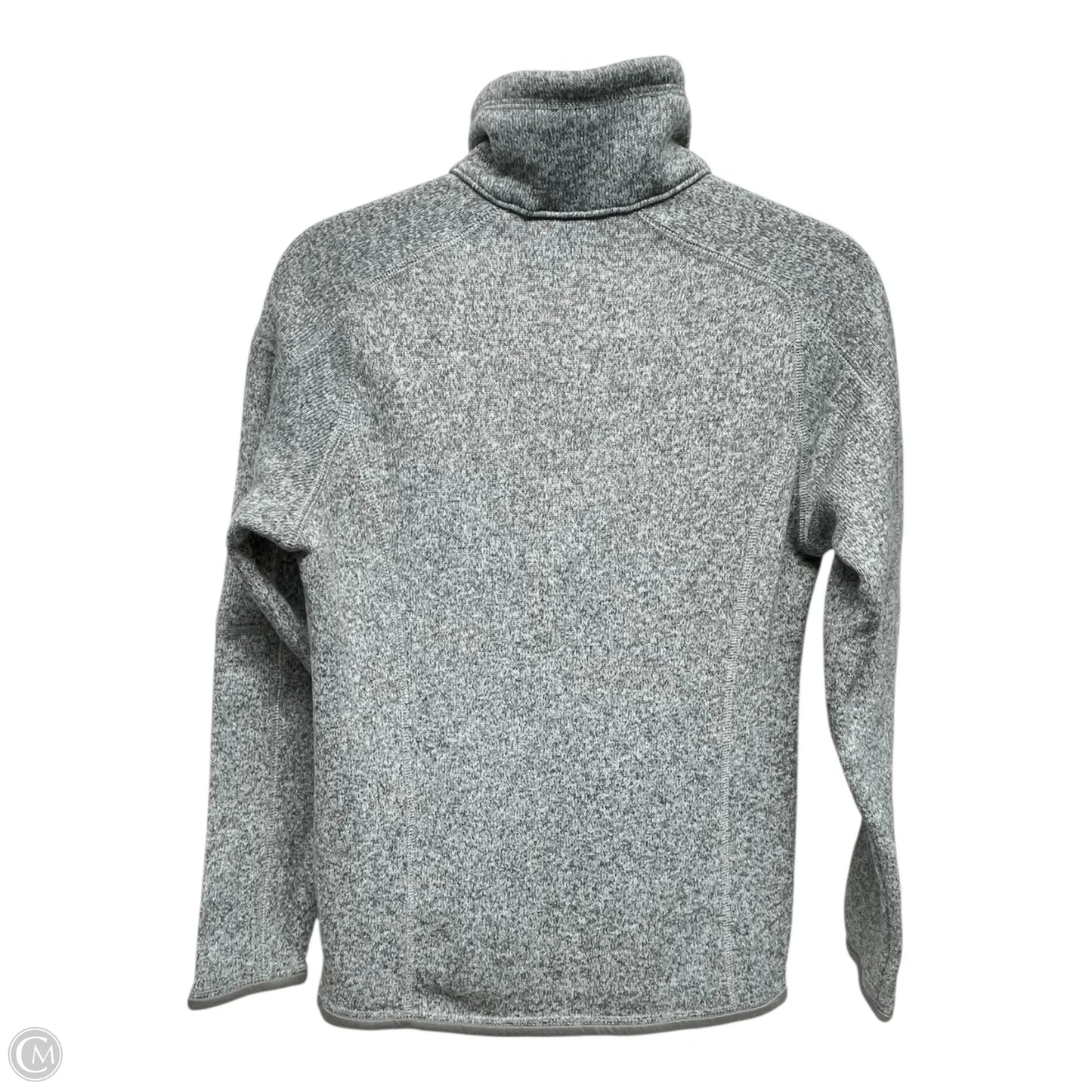 Sweatshirt Collar By Patagonia In Grey, Size: S