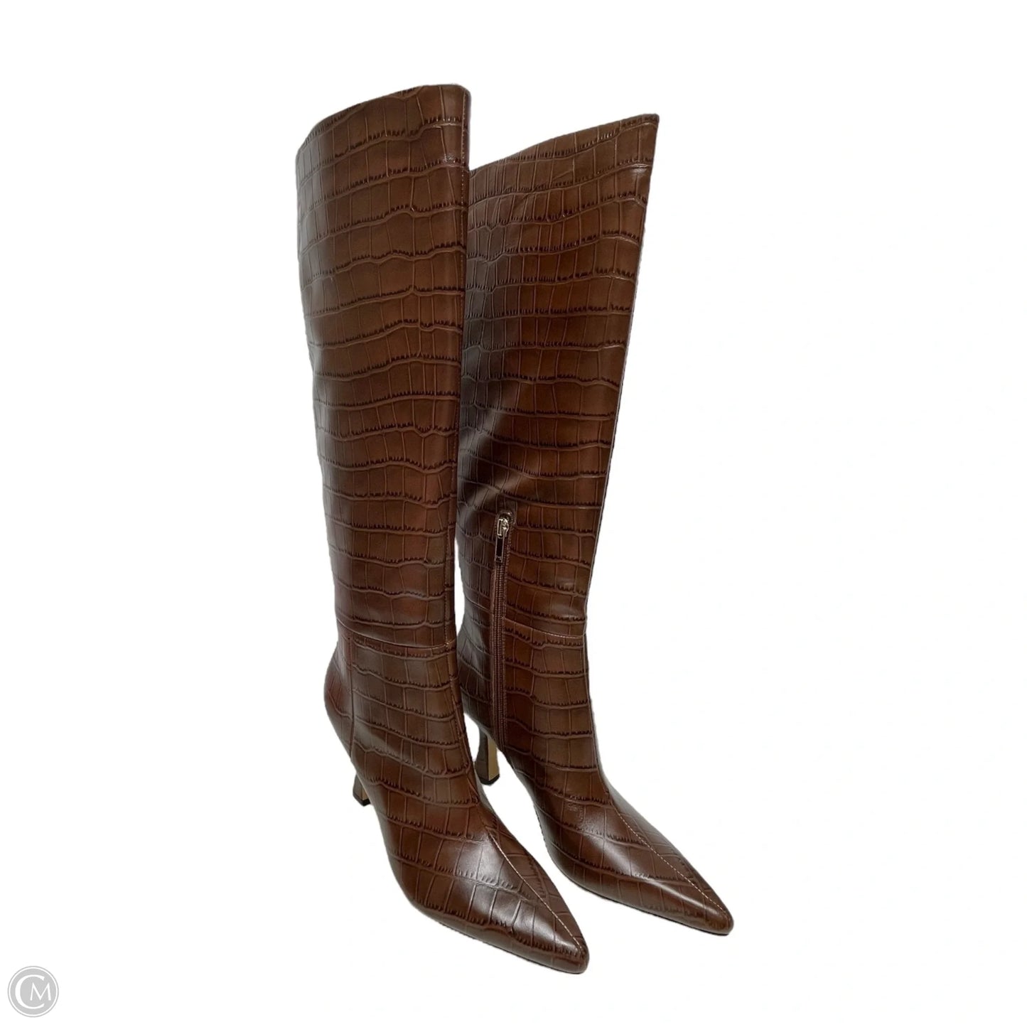 Boots Knee Heels By Marc Fisher In Brown, Size: 7