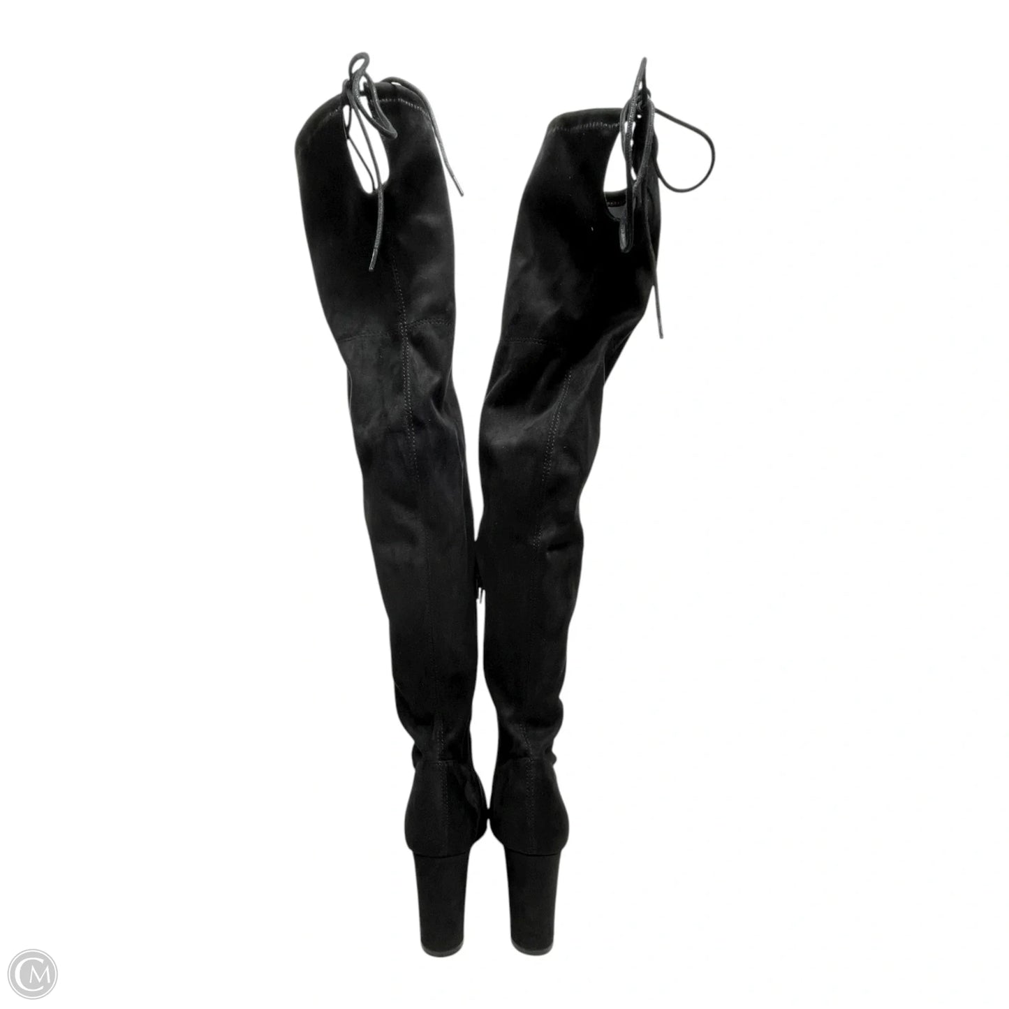 Boots Knee Heels By Chinese Laundry In Black, Size: 10