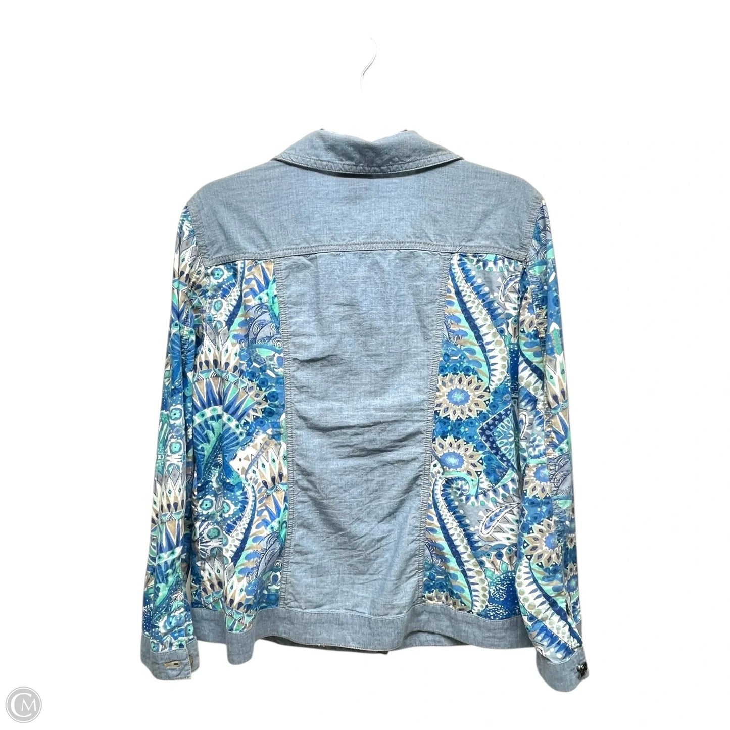 Jacket Other By Chicos In Paisley Print, Size: L