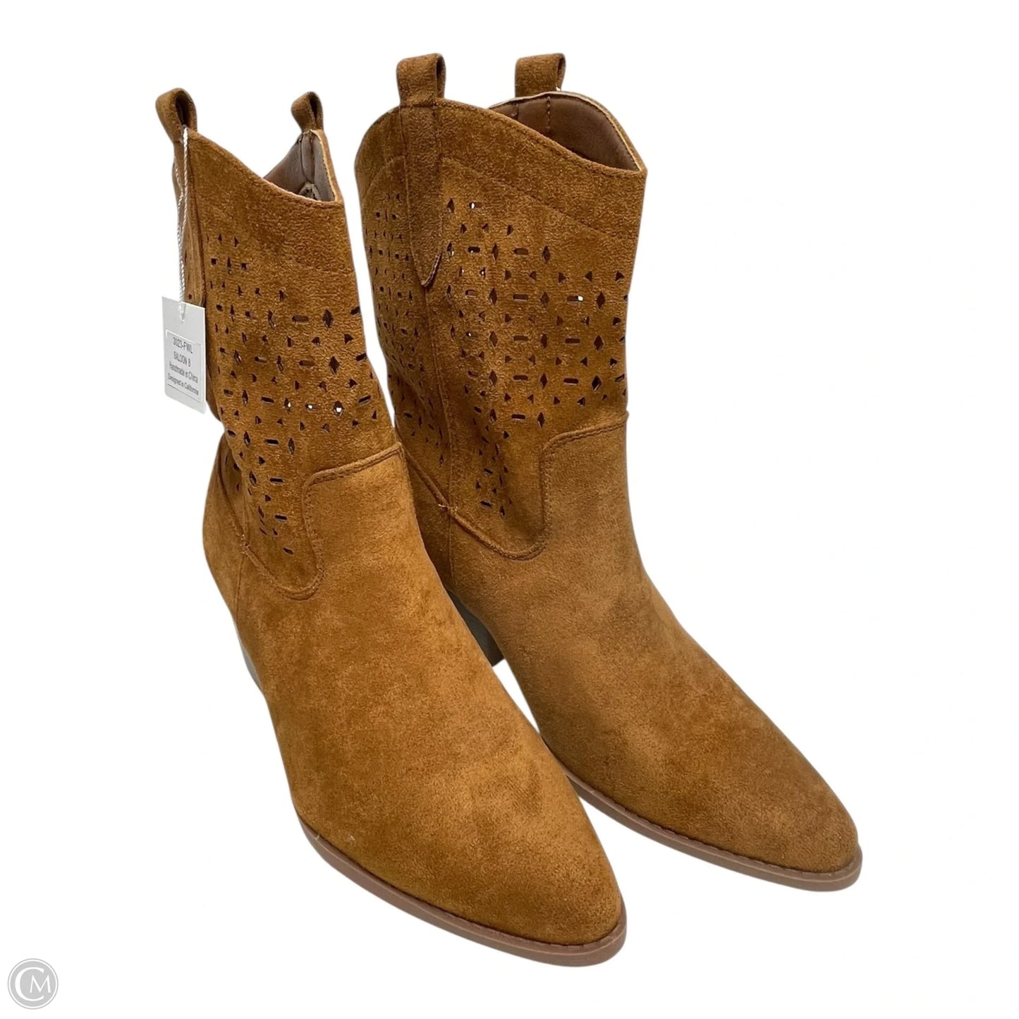 Boots Western By Clothes Mentor In Brown, Size: 8