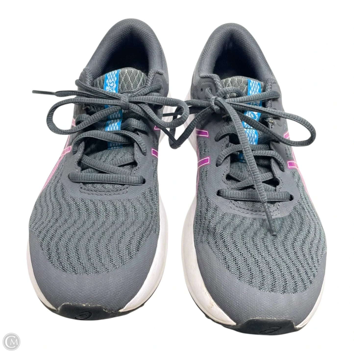 Shoes Sneakers By Asics In Grey, Size: 7.5