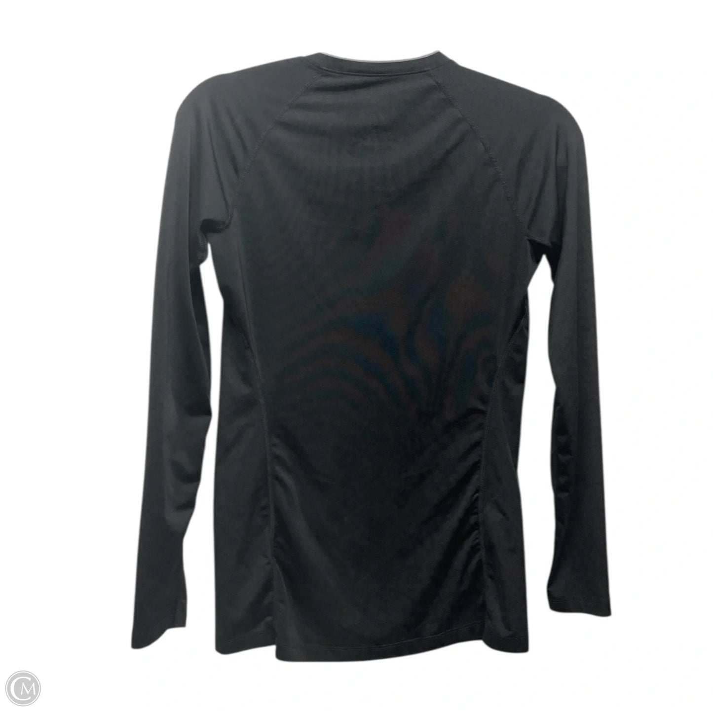 Athletic Top Long Sleeve Crewneck By Nike Apparel In Black, Size: S