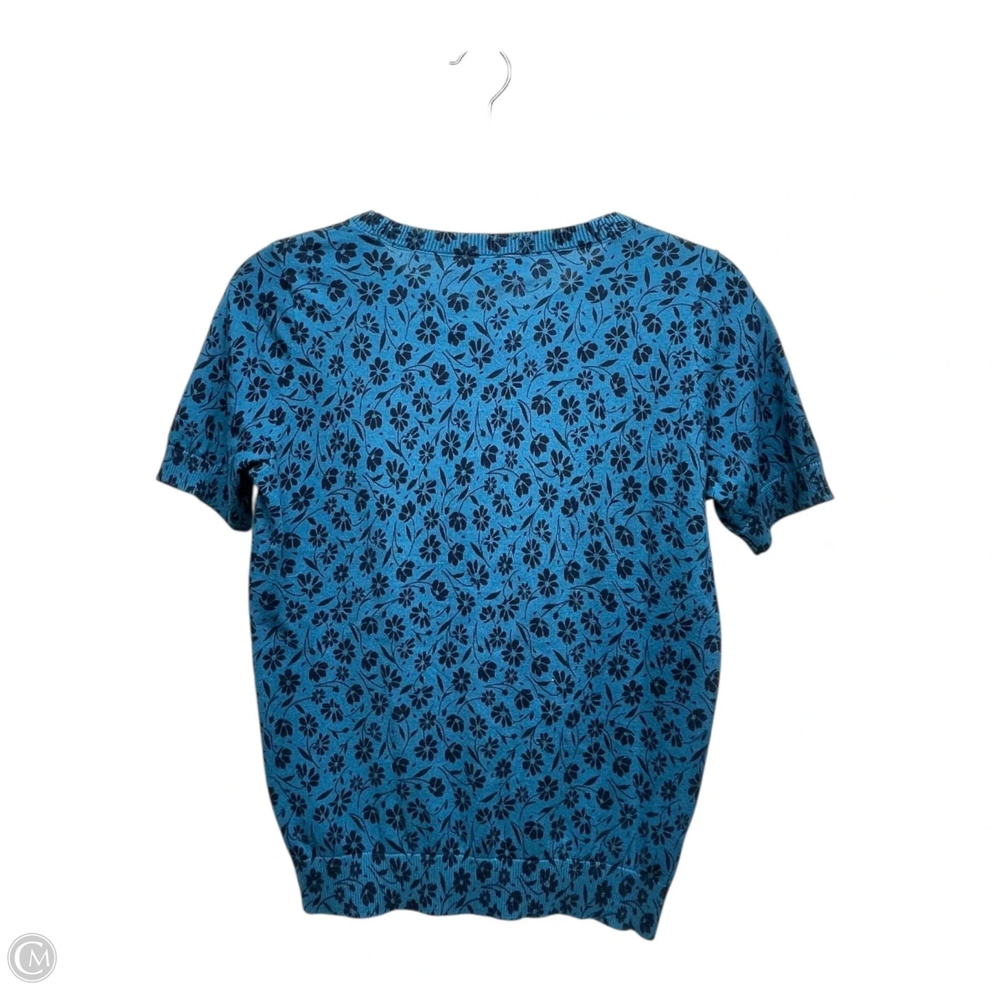 Sweater Short Sleeve By Ann Taylor In Floral Print, Size: Xxs