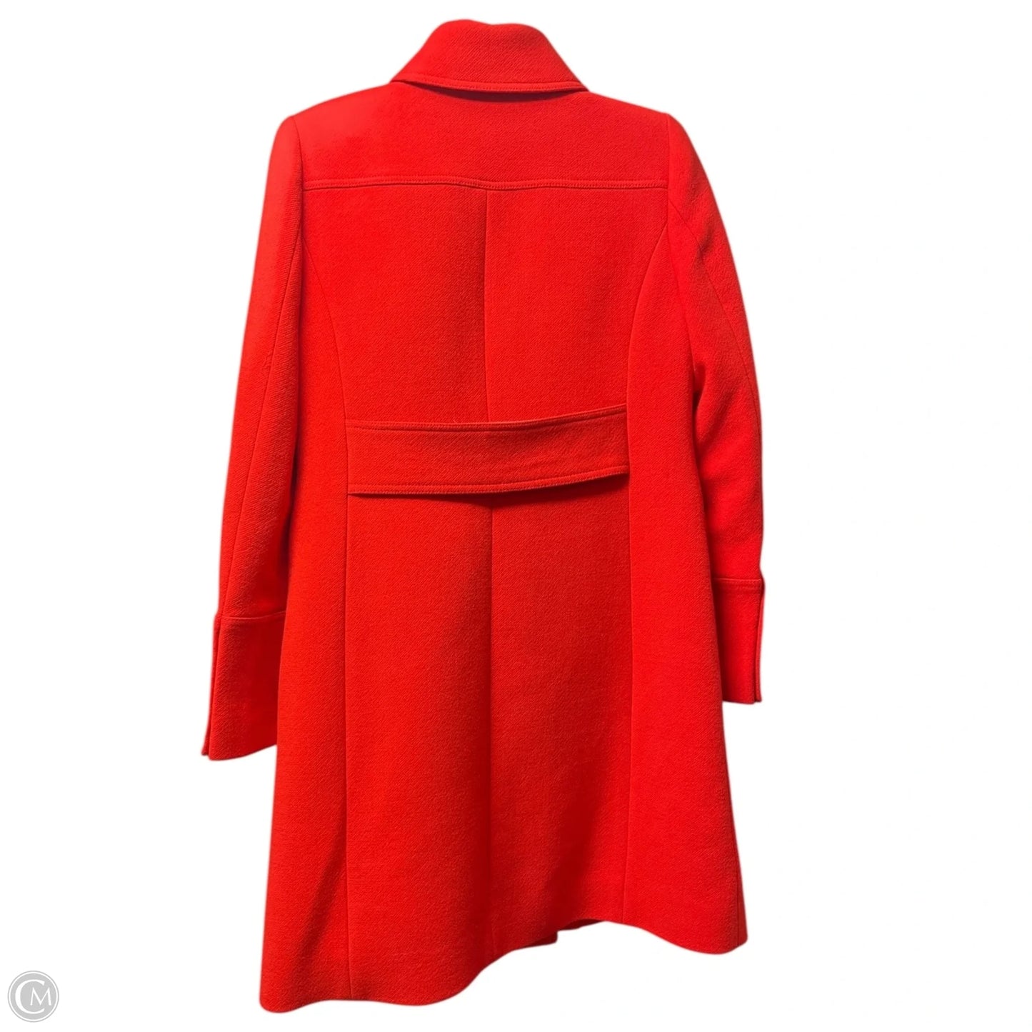 Coat Wool By J. Crew In Red, Size: 8