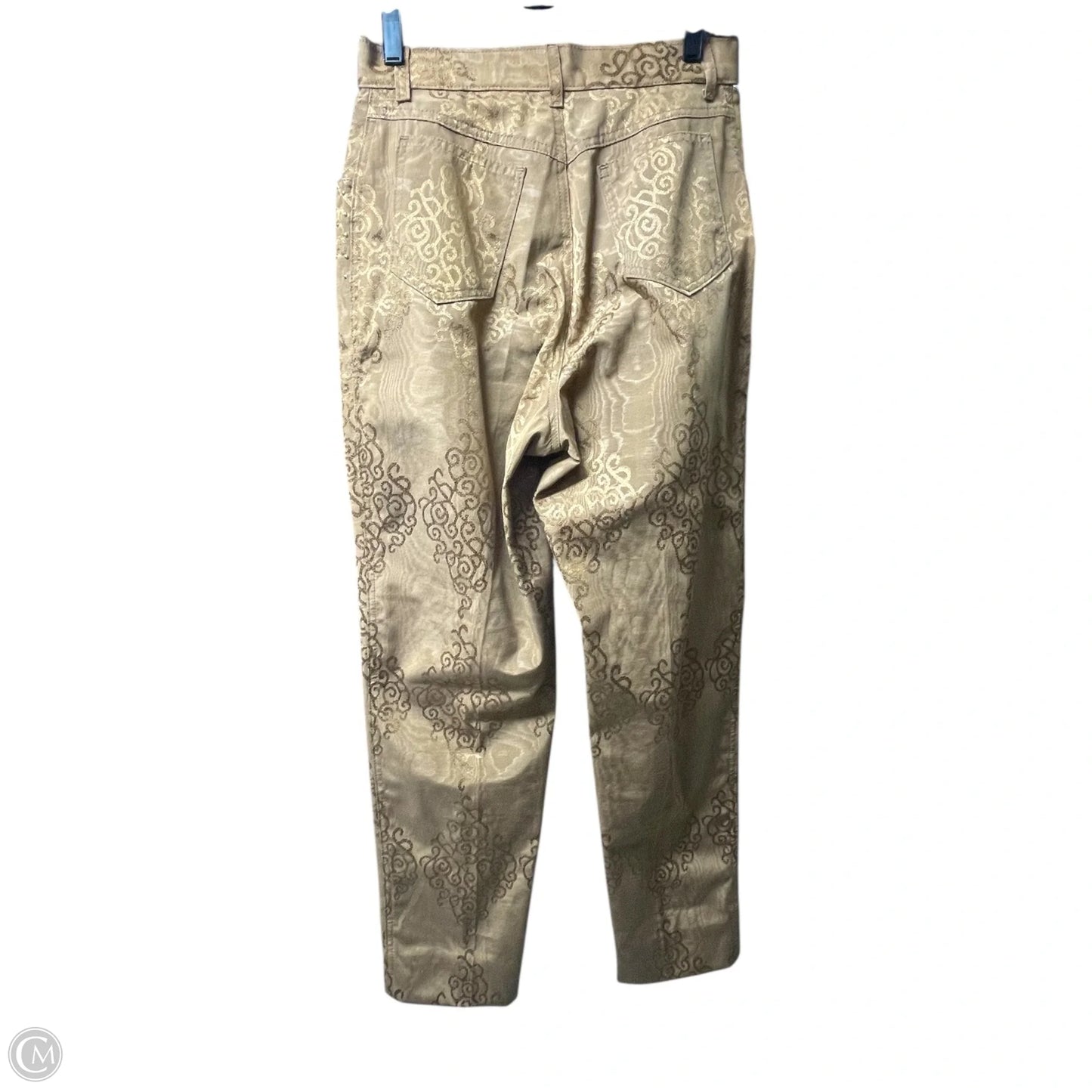 Pants Dress By Cache In Brown & Gold, Size: 10