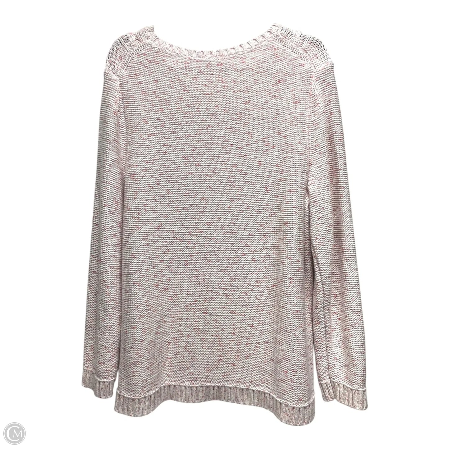 Sweater By Talbots In Blue Red & White, Size: 2x