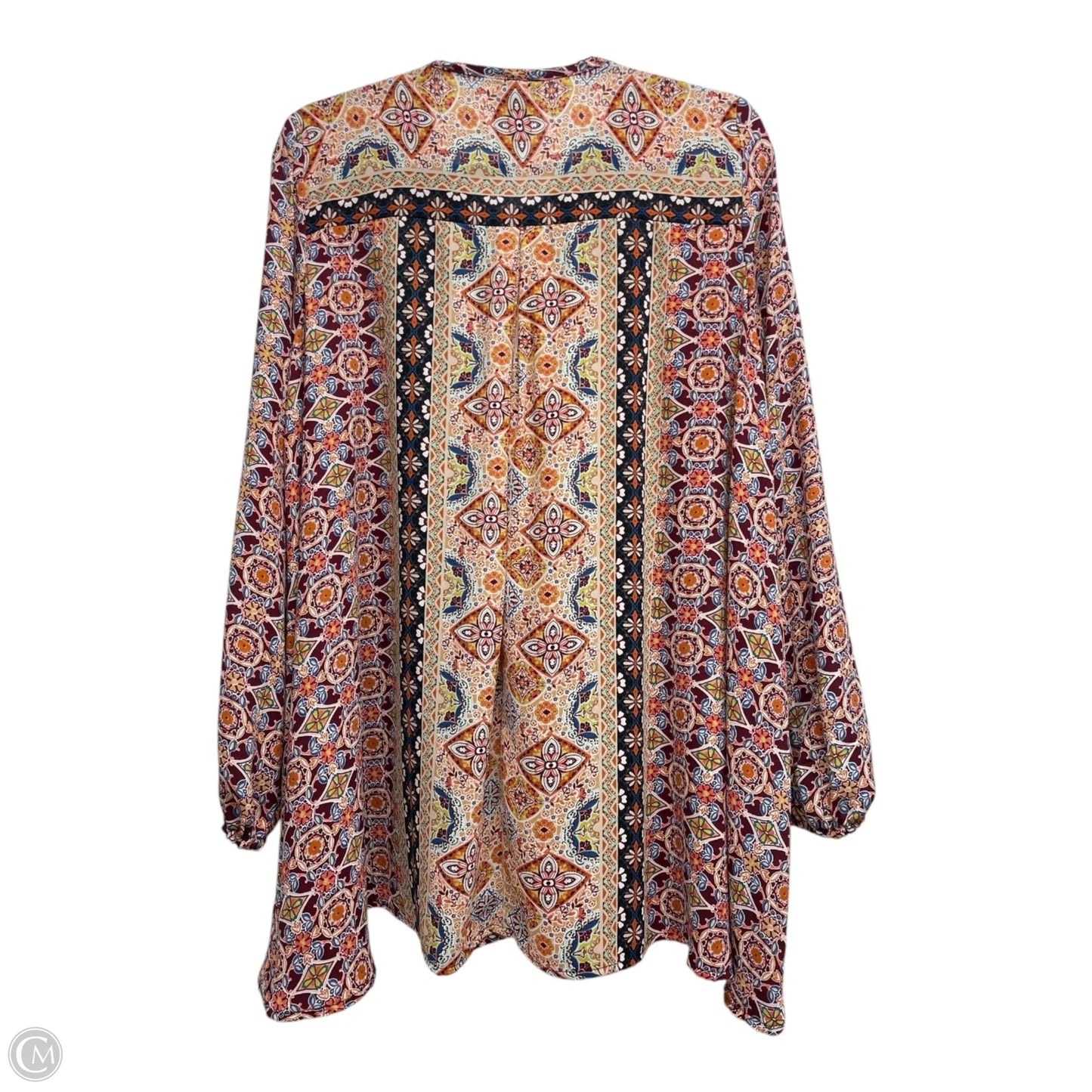 Top Long Sleeve By Ivy Jane In Multi-colored, Size: M
