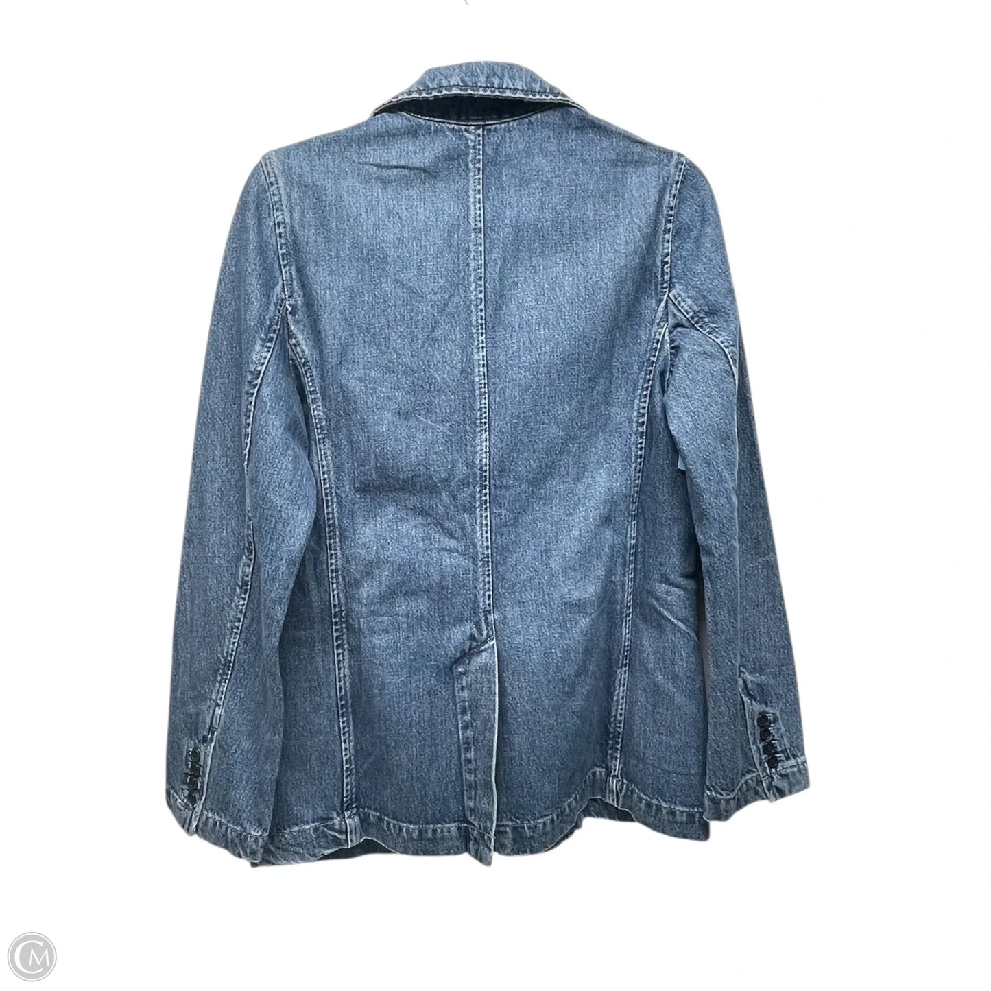 Blazer By Gap In Blue Denim, Size: S