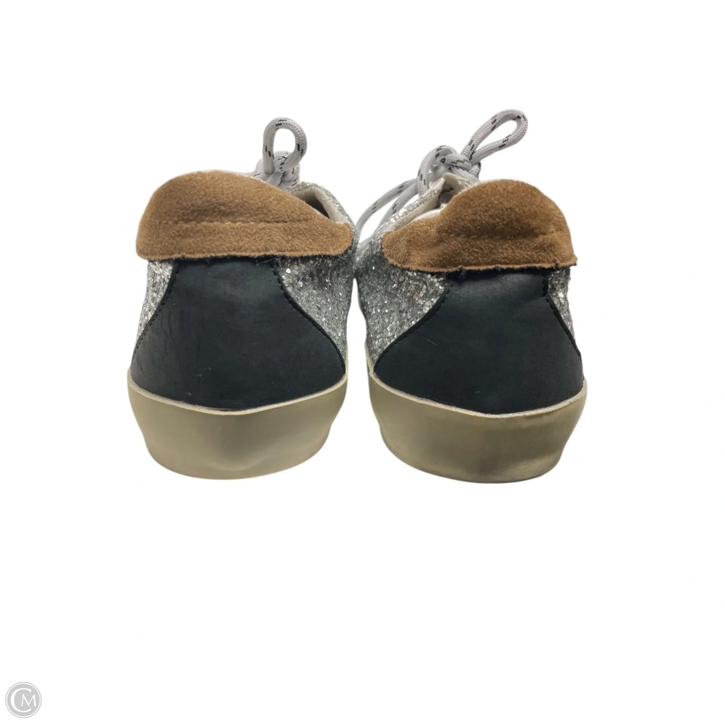 Shoes Sneakers By Shu Shop In Silver & White, Size: 5